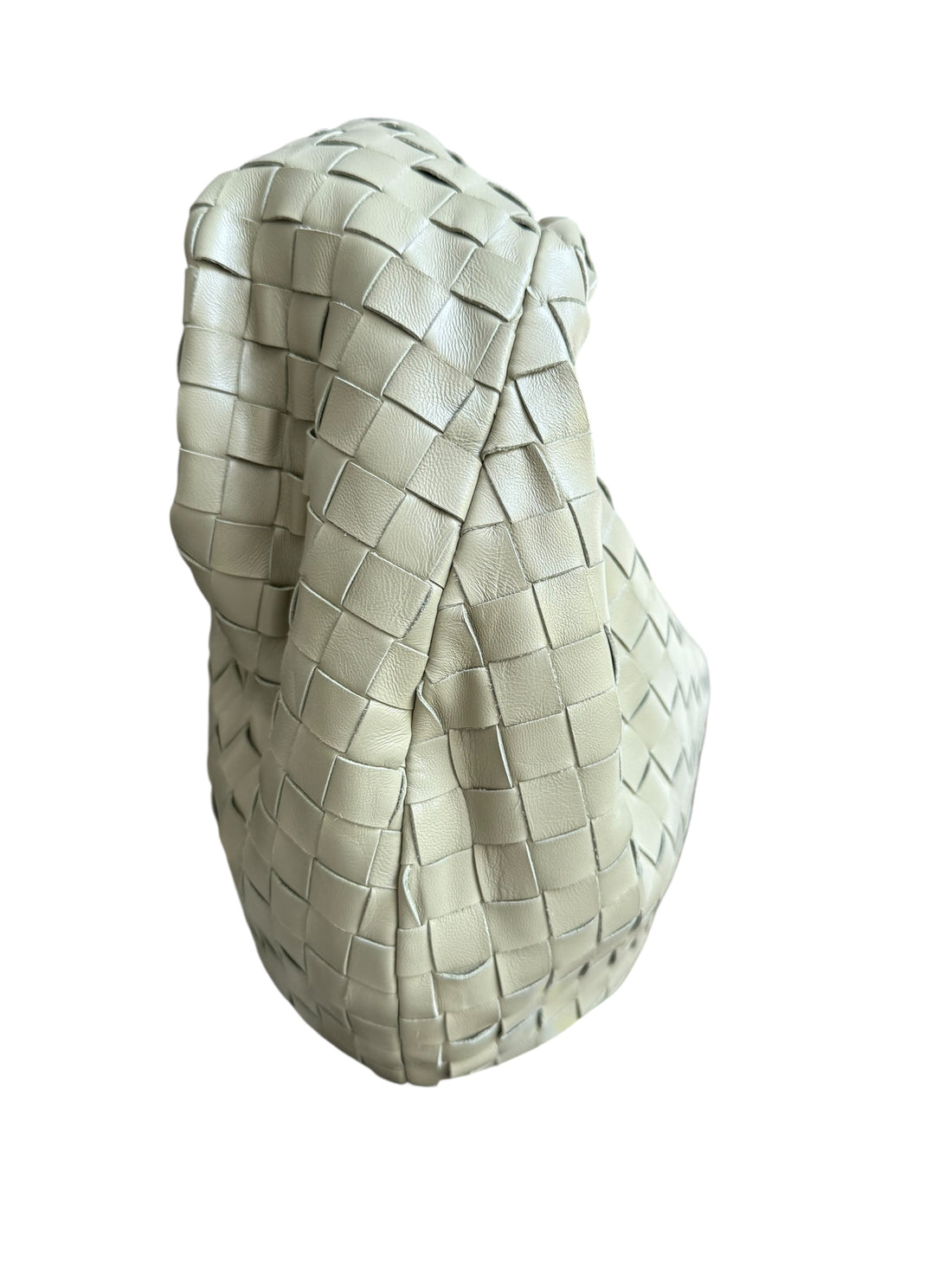 Bottega Veneta Jodie Knot Schultertasche Travertine Salbei Grün