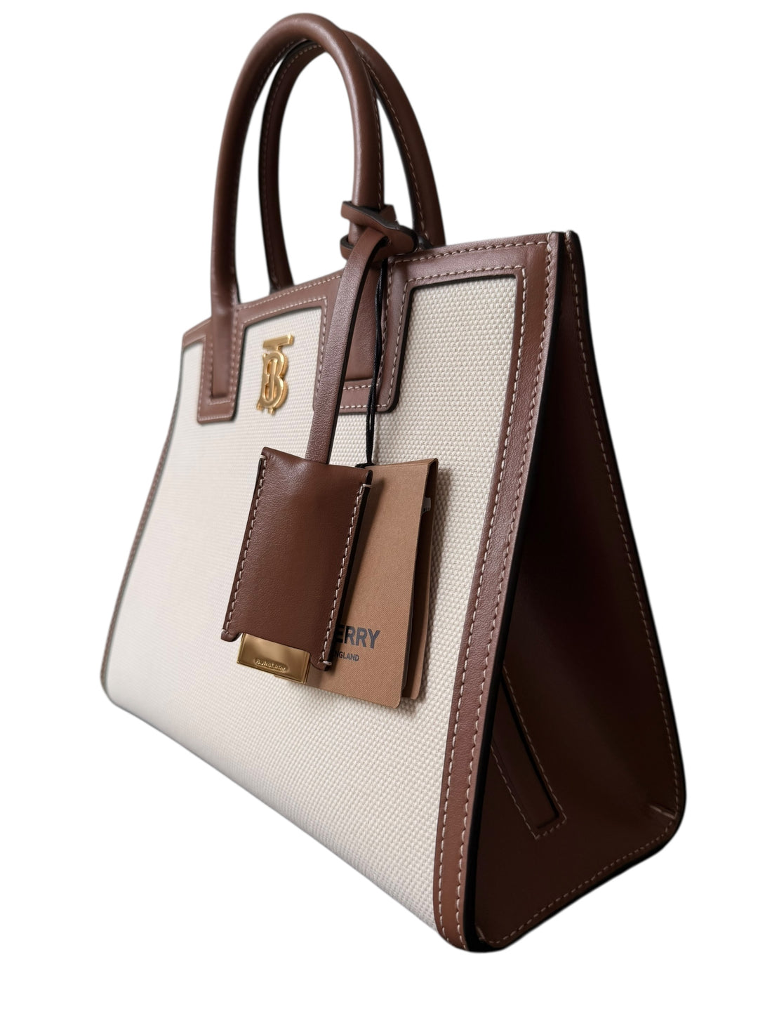 Burberry Mini Frances Natural Malt Brown