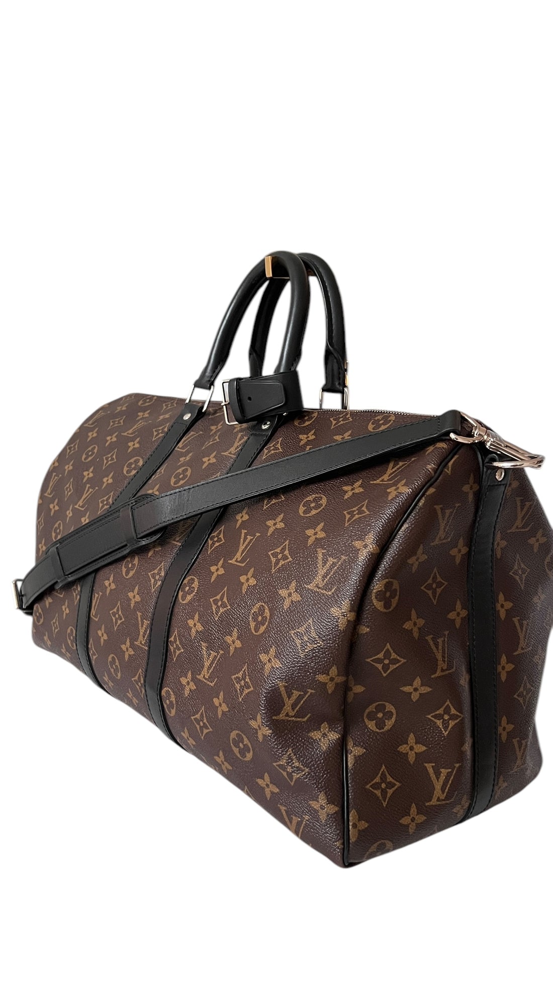 Louis Vuitton Keepall 45 Monogram Macassar Canvas