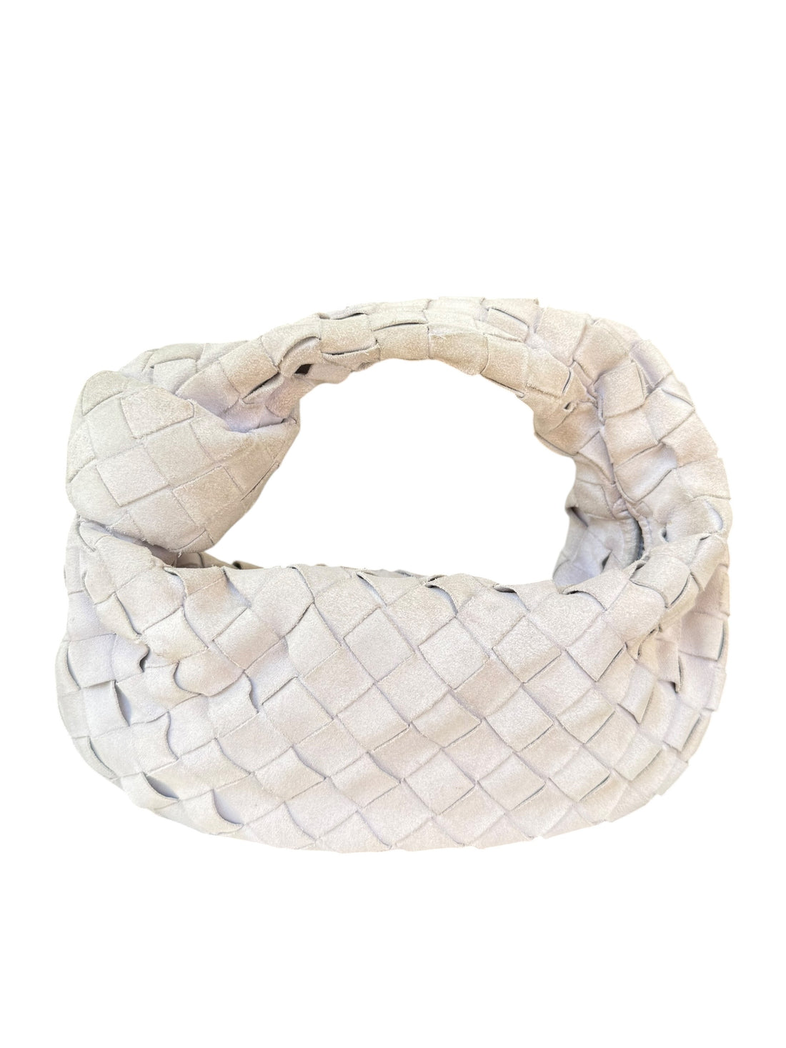Bottega Veneta Mini Jodie in der Farbe Chalk / Kreide.