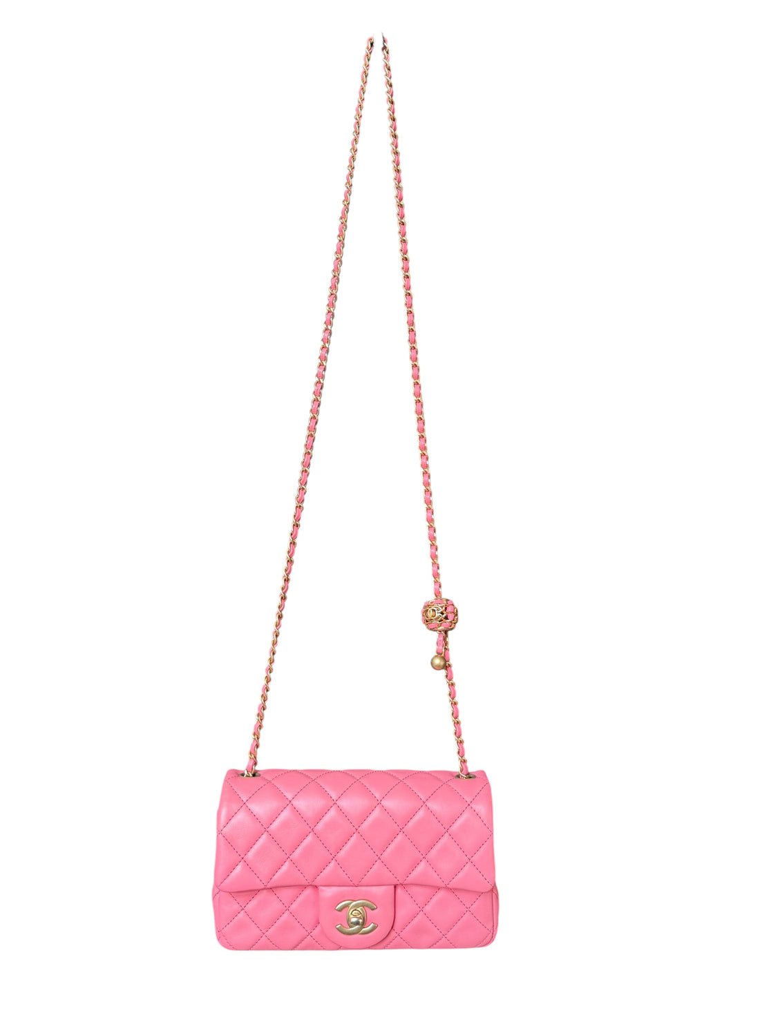 Chanel Classic Flap Bag Mini Rectangular aus der beliebten „Pearl Crush“ Kollektion