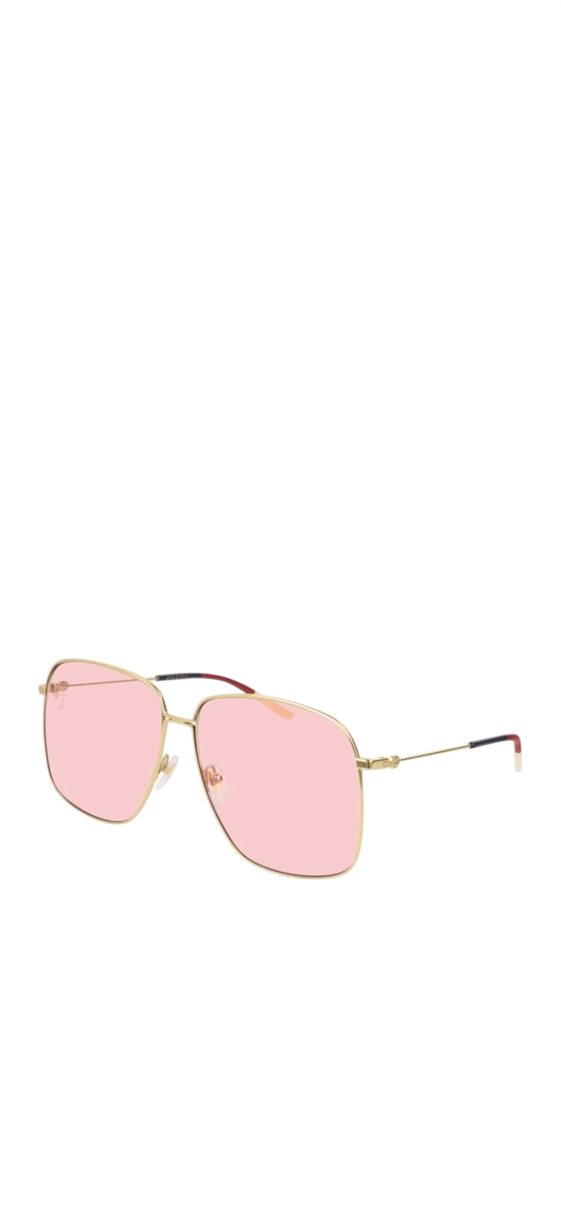 Gucci Sonnenbrille goldfarbene Pilotenbrille in Oversized