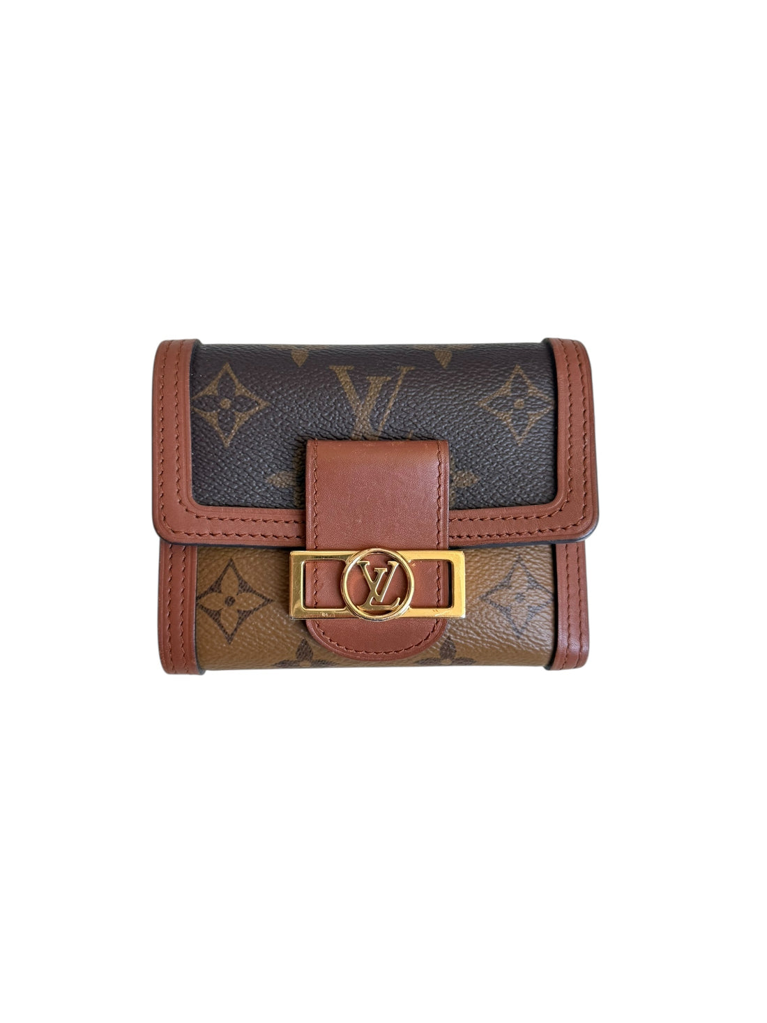 Louis Vuitton Dauphine Geldbörse Monogram Reverse.