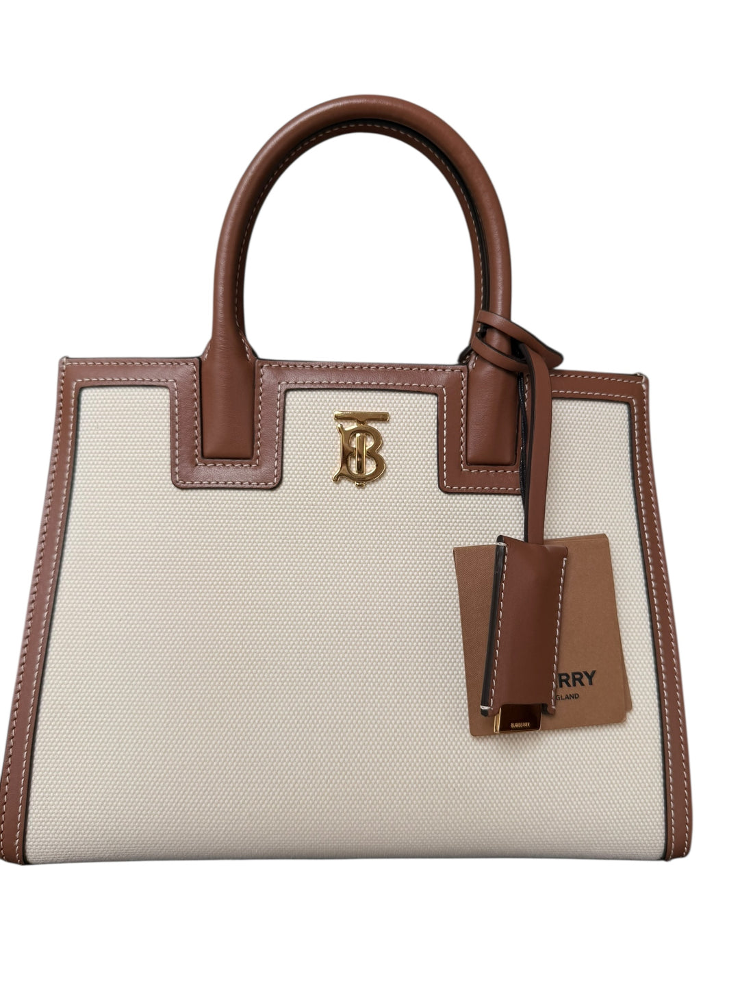 Burberry Mini Frances Natural Malt Brown
