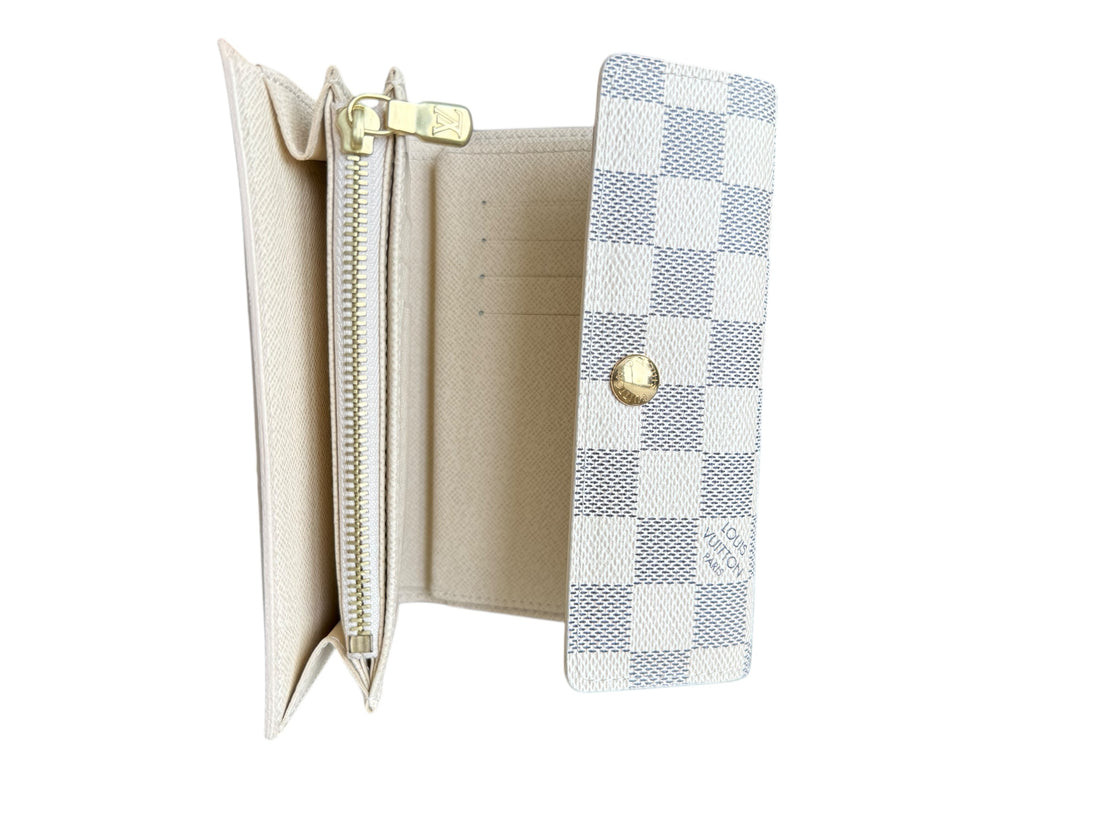 Louis Vuitton Alexandra Wallet in Damier Azur