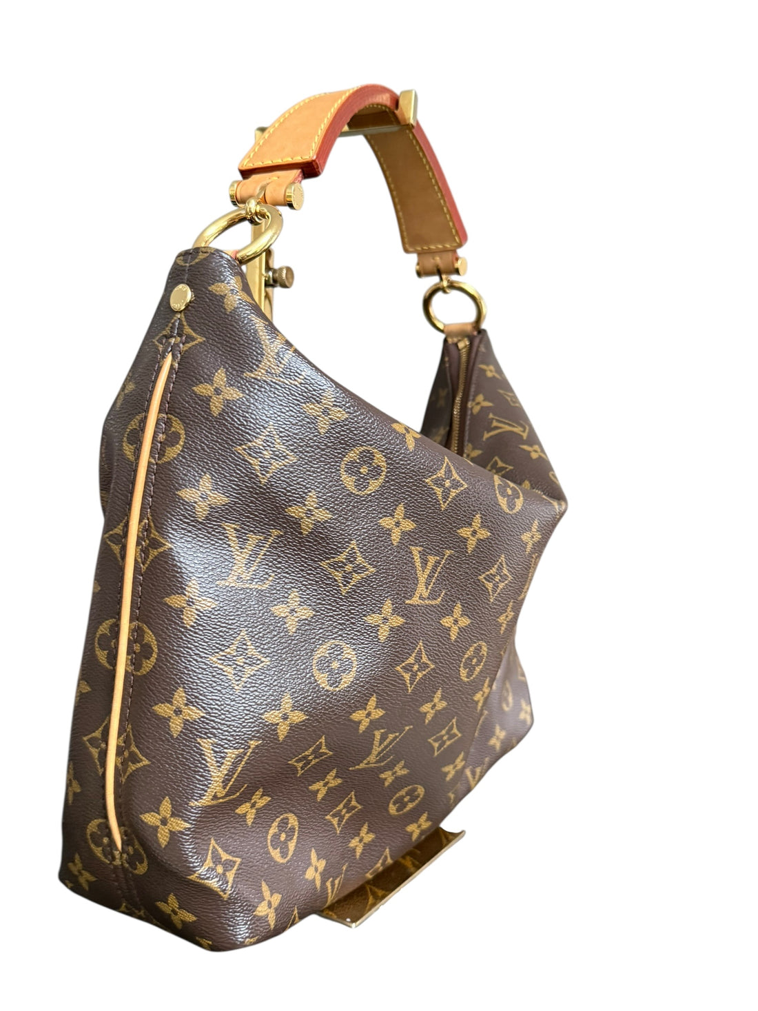 Louis Vuitton Sully pm Monogram Canvas mit breitem Schulterriemen