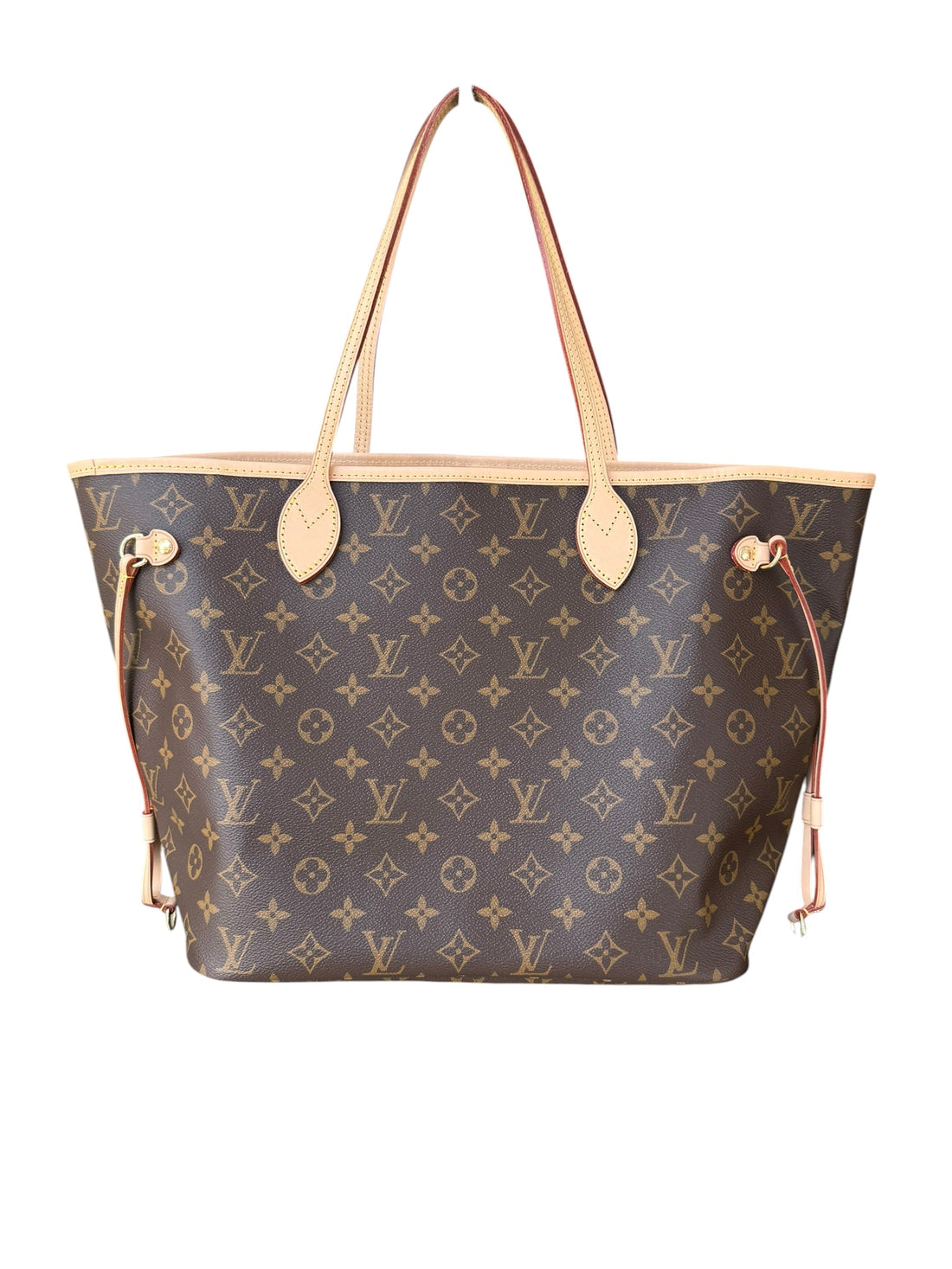 Louis Vuitton Neverfull MM in Monogram Canvas. Innen: Beiges Textilinnenfutter.