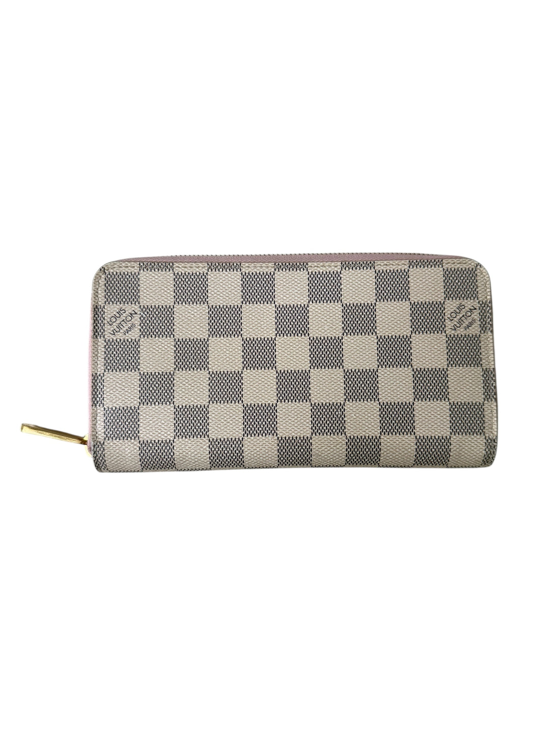 Louis Vuitton Zippy Portemonnaie in Damier Azur Canvas