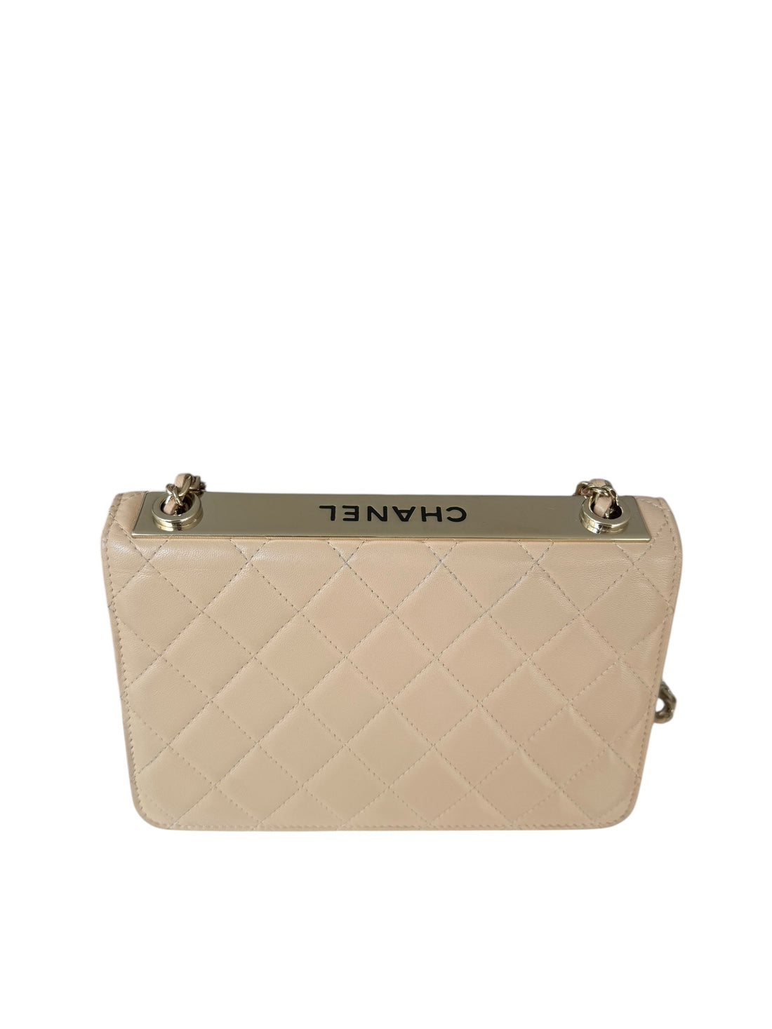 Chanel WOC Wallet on Chain Trendy beige