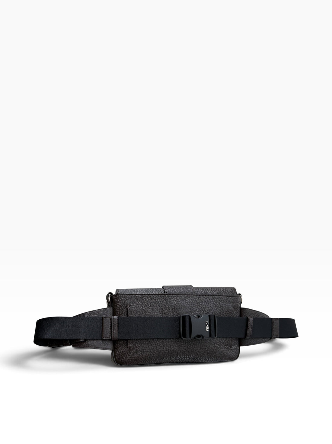 FENDI Baguette Bag aus braunem genarbtem Rindsleder.