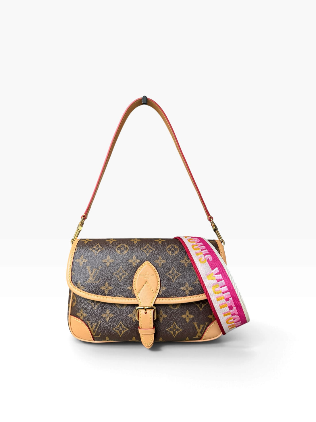 Louis Vuittion Diane Fuchsia Monogram Canvas