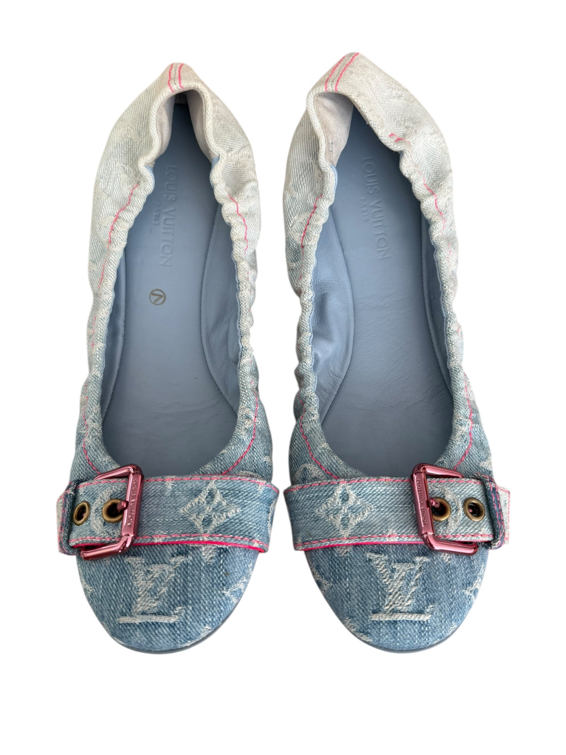Louis Vuitton Denim Ballerinas
