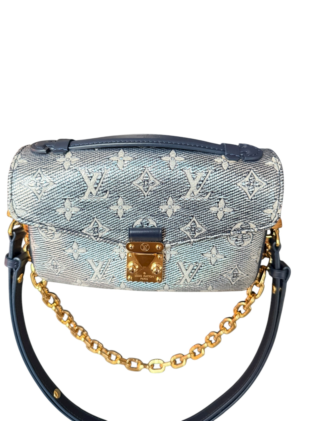 Louis Vuitton Métis East West Monoglam Blau. Limited Edition