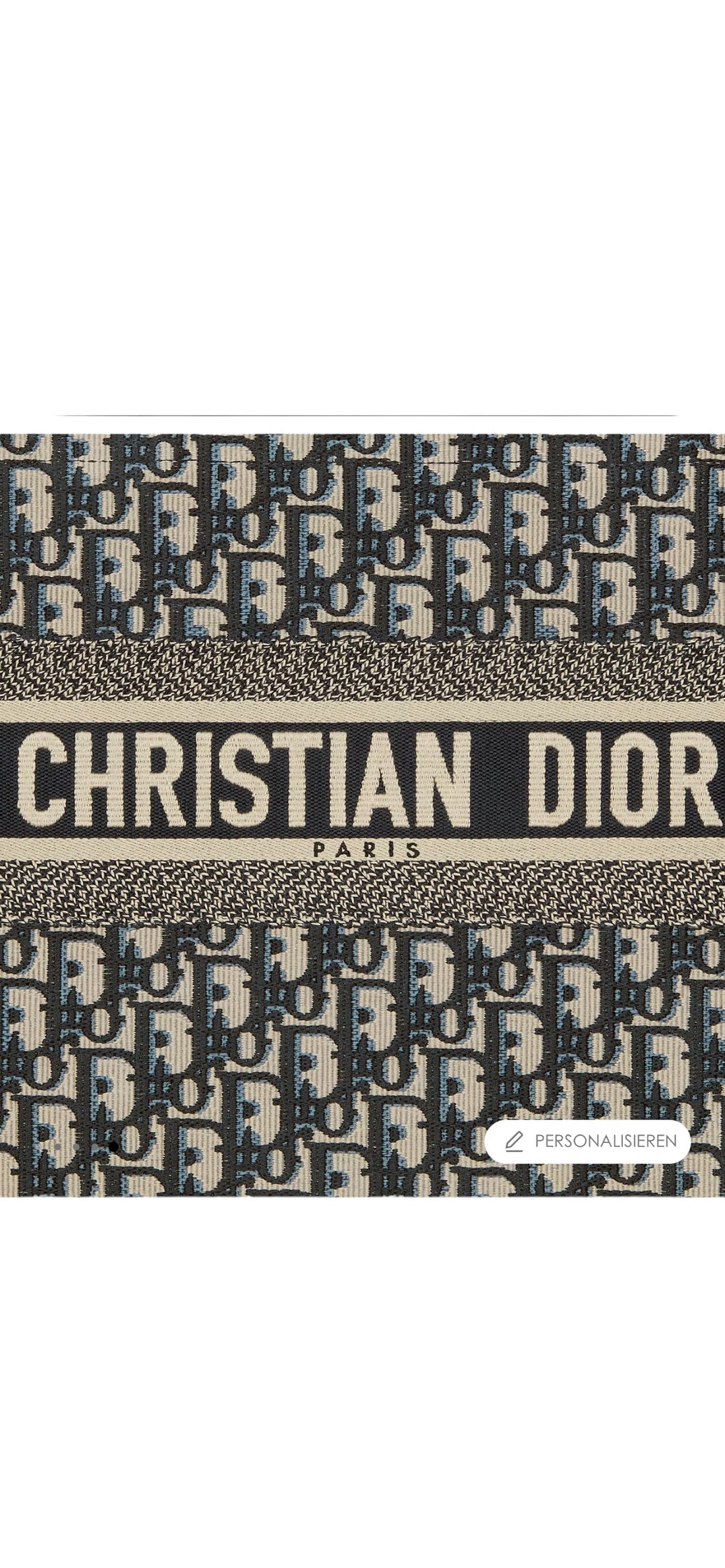 Christian Dior Book Tote Bag Medium