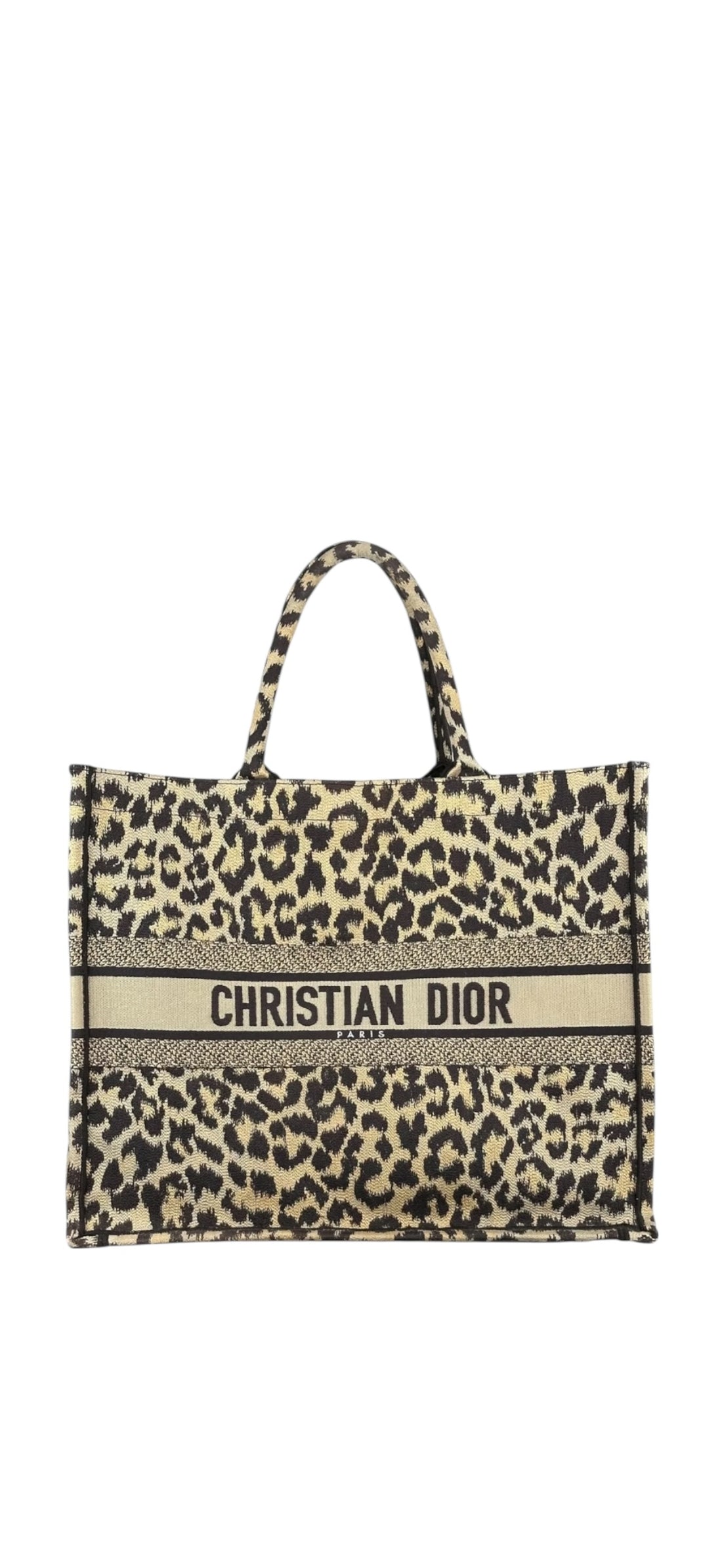 Christian Dior Tote Bag mit Leo Stickerei.