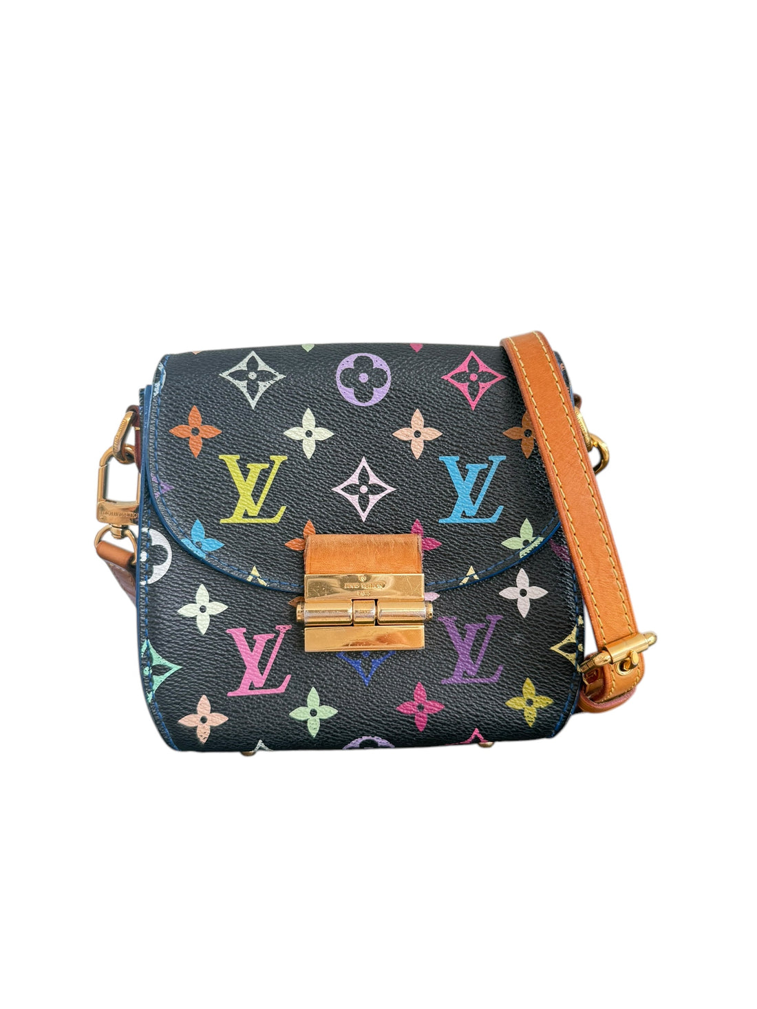 Louis Vuitton Monogram Multicolore Heartbreaker in schwarz Murakami