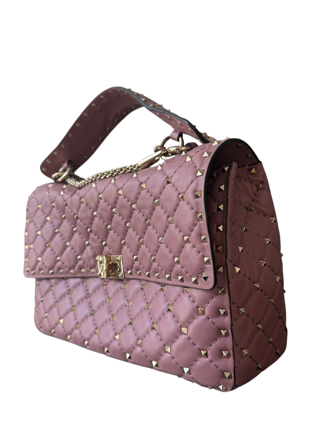 Valentino Garavani Spike Tasche in der Farbe rosa-nude