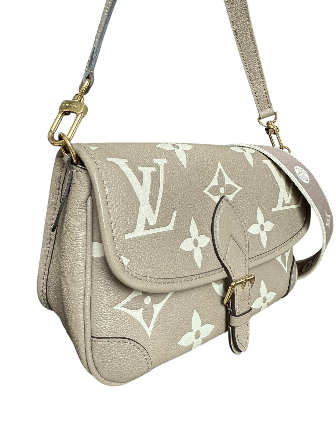 Louis Vuitton Diane in Empreinte Leder beige tourterelle