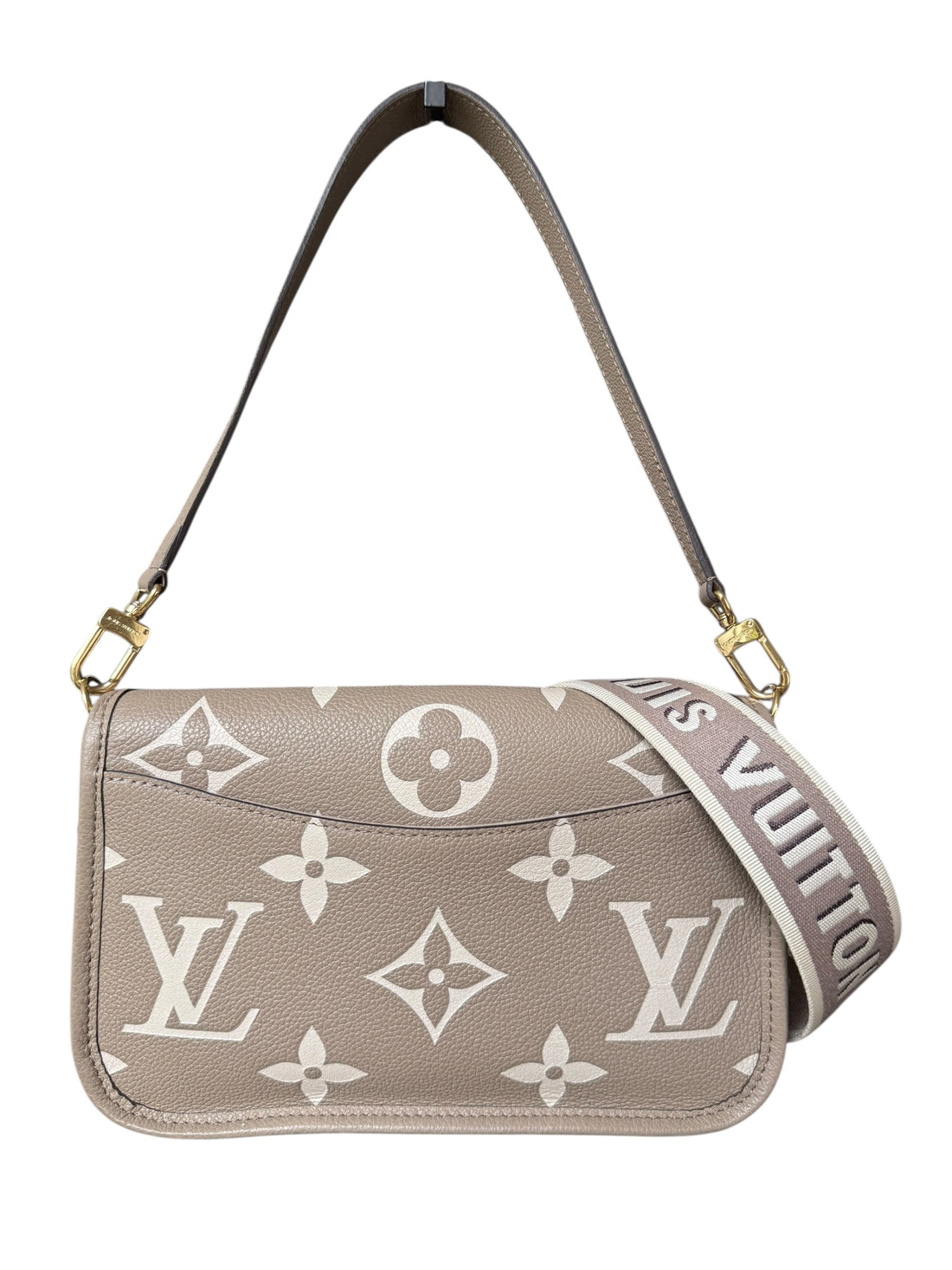 Louis Vuitton Diane in Empreinte Leder beige tourterelle
