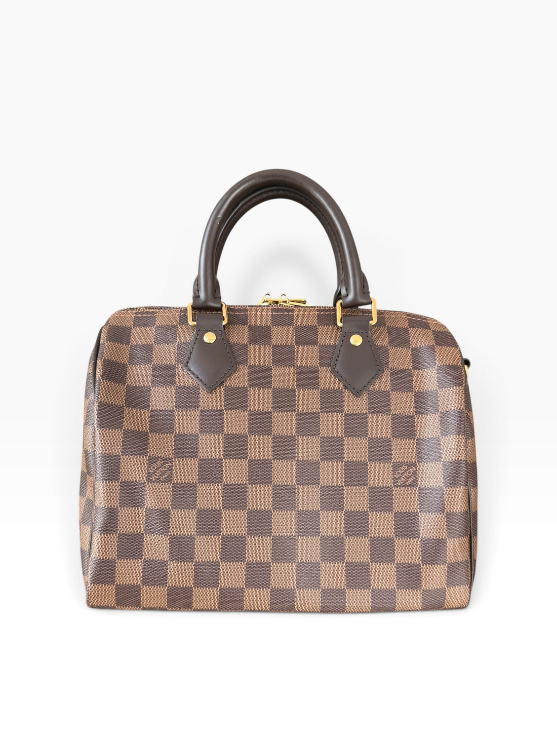 Louis Vuittion Speedy Bandoliere 25 in Damier Ebene mit abnehmbaren und verstellbaren Schulterriemen