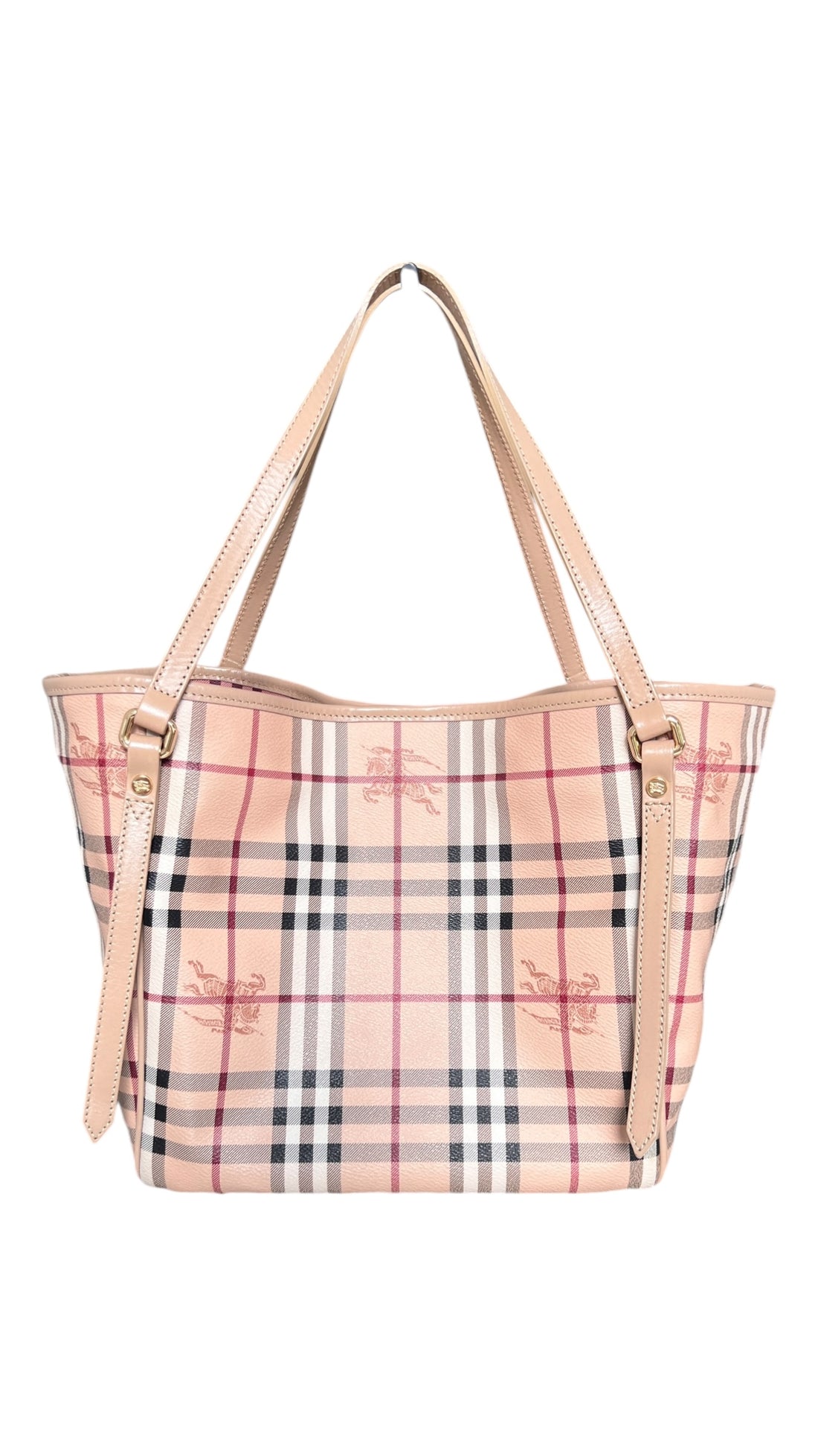 Burberry Haymarket Shopper Tote Bag