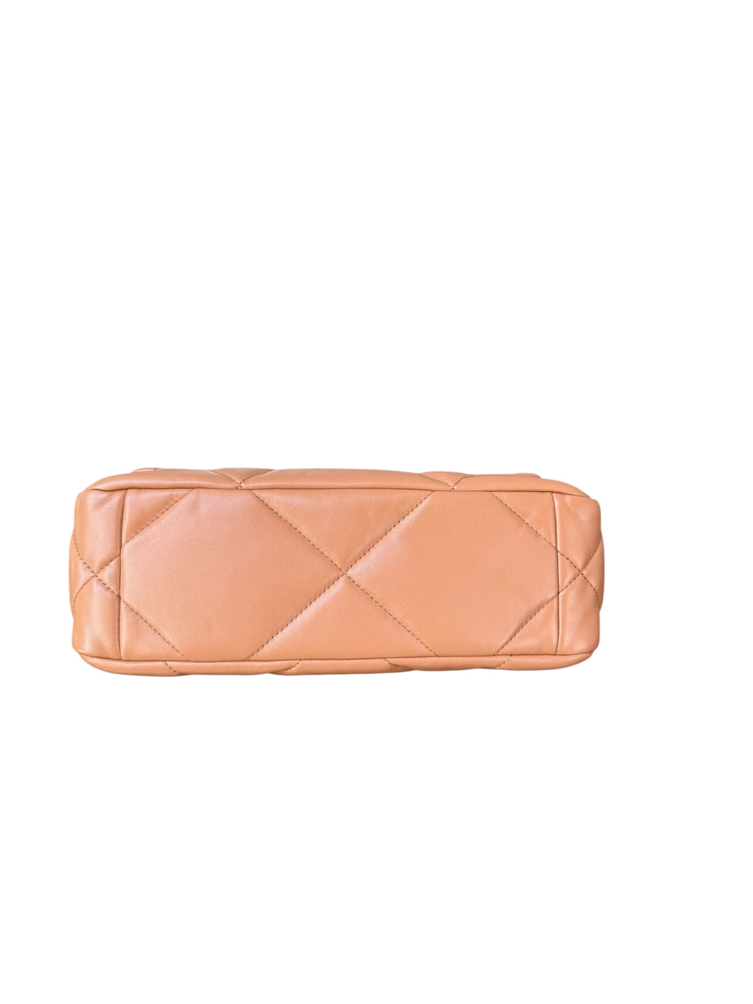 Chanel 19 small in der Farbe Caramel / Cognac / Karamell