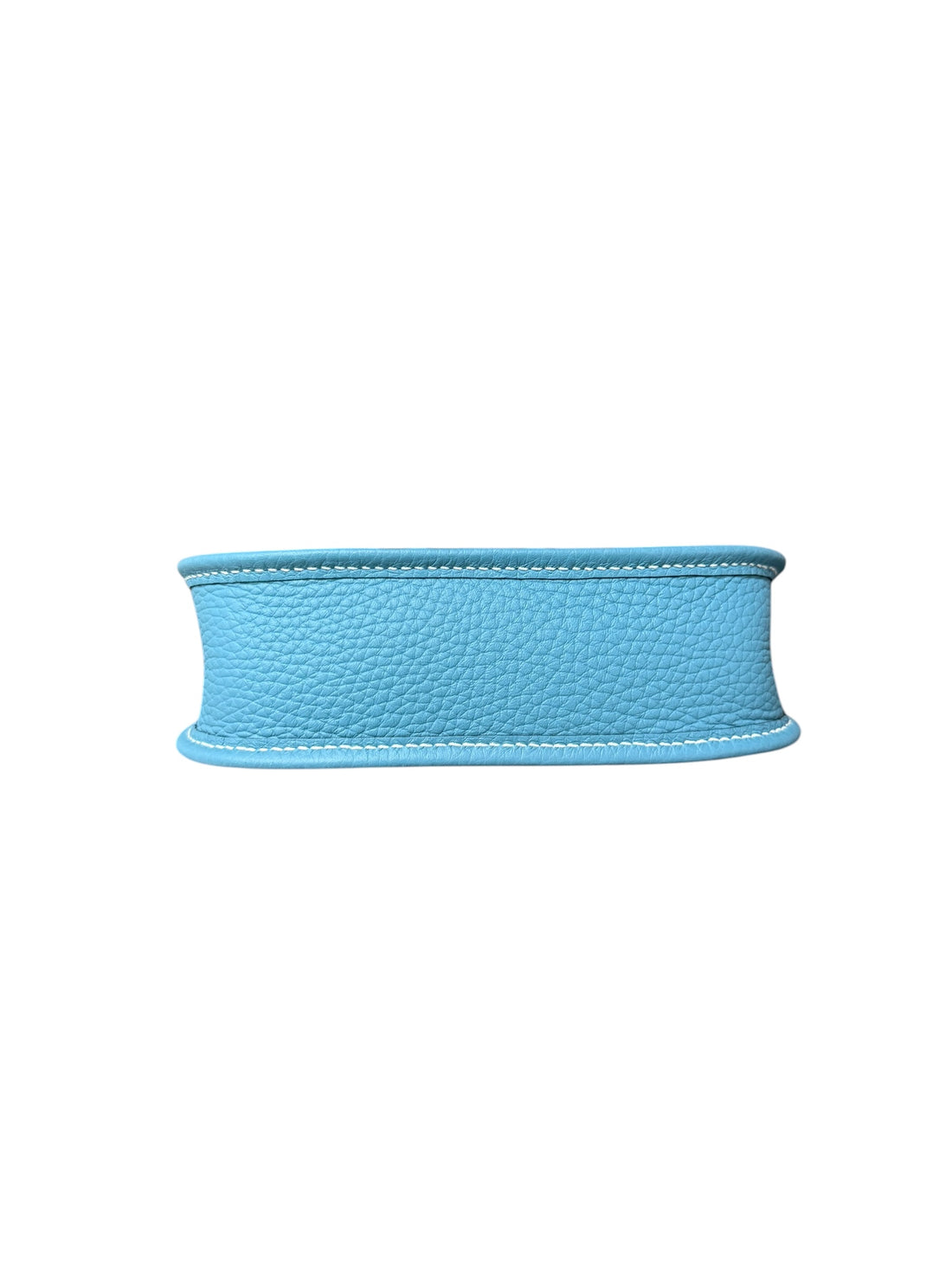 Hermès Evelyne 16 Mini Amazone Taurillon Clemence in der Farbe New Bleu Jean mit Palladium Hardware