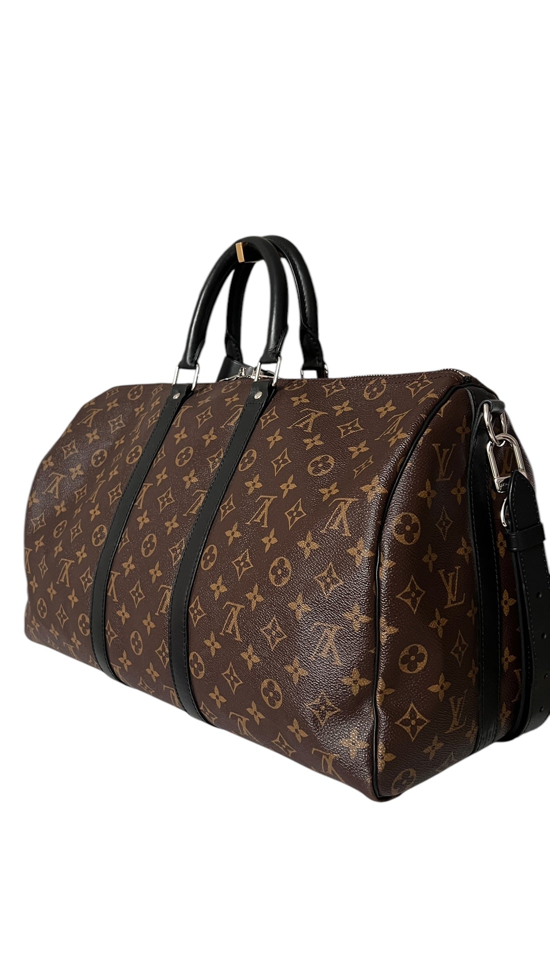 Louis Vuitton Keepall 45 Monogram Macassar Canvas