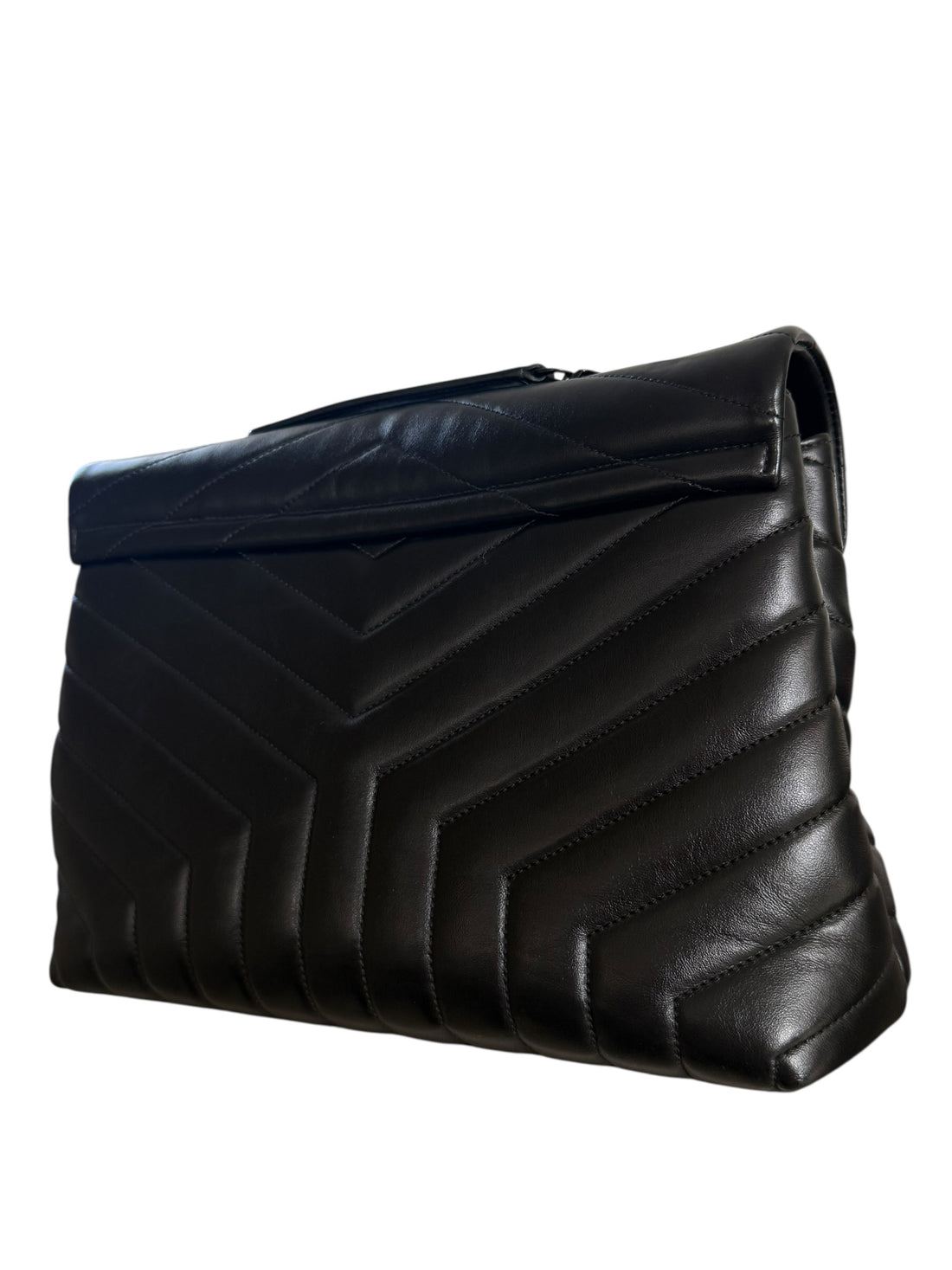 YSL Loulou Medium Allblack - so black