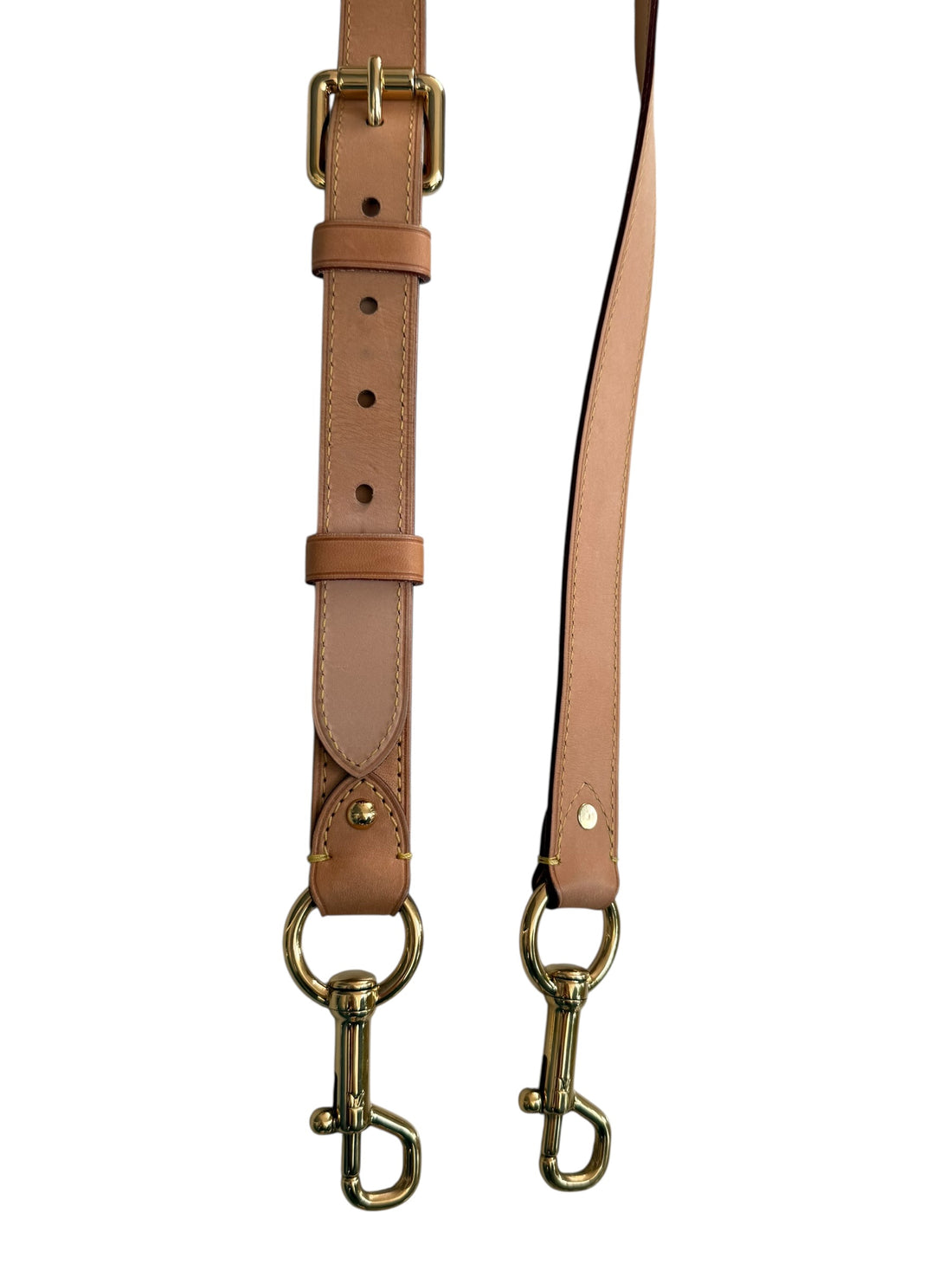 Louis Vuitton Schulterriemen / Strap aus naturbelassenem Rindsleder