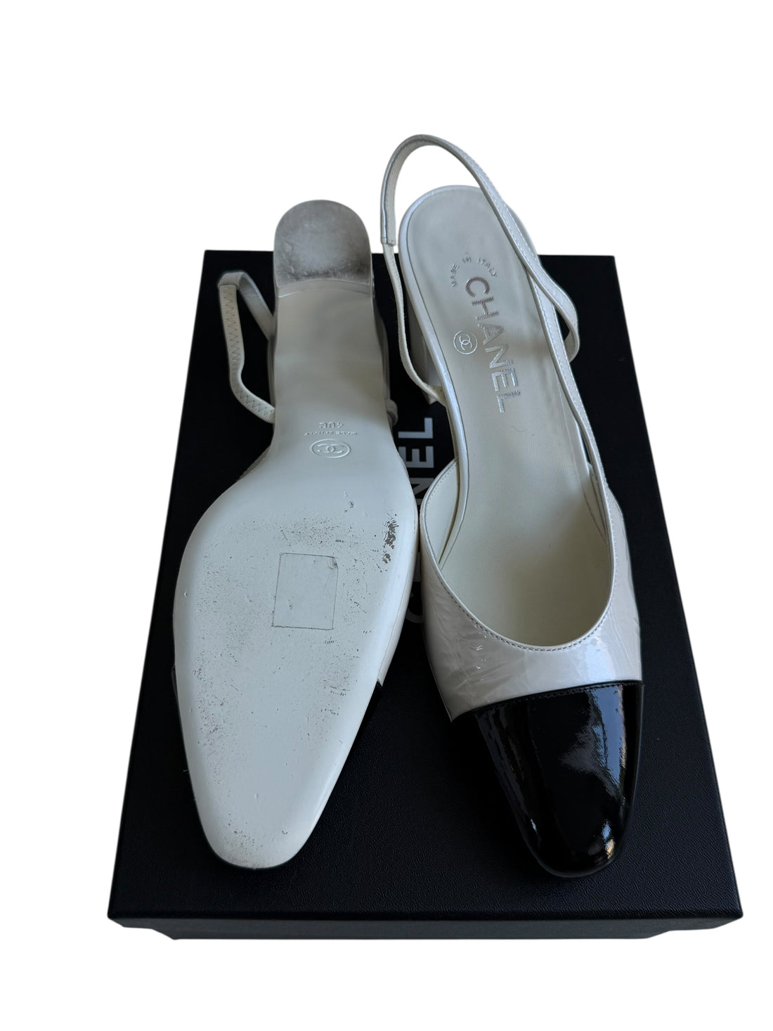 Chanel klassische Slingpumps in der Grösse 40 C