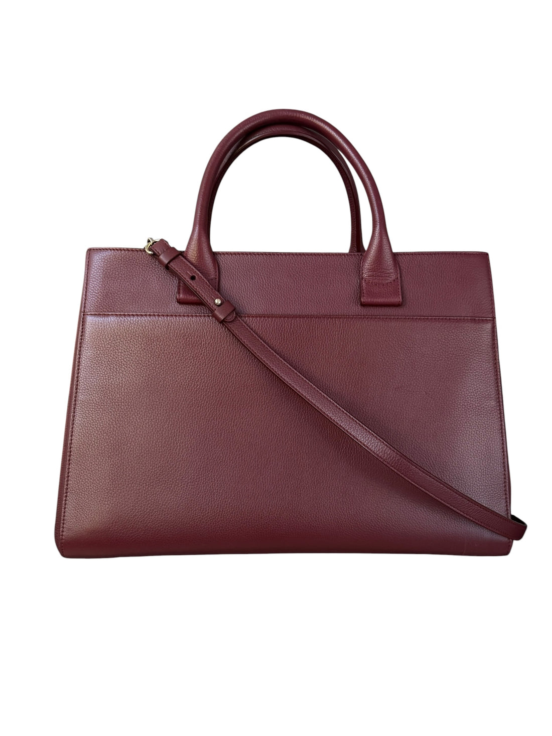 Chanel Neo Executive Tote Bag in der Farbe Bordeaux mit abnehmbarem Schulterriemen.