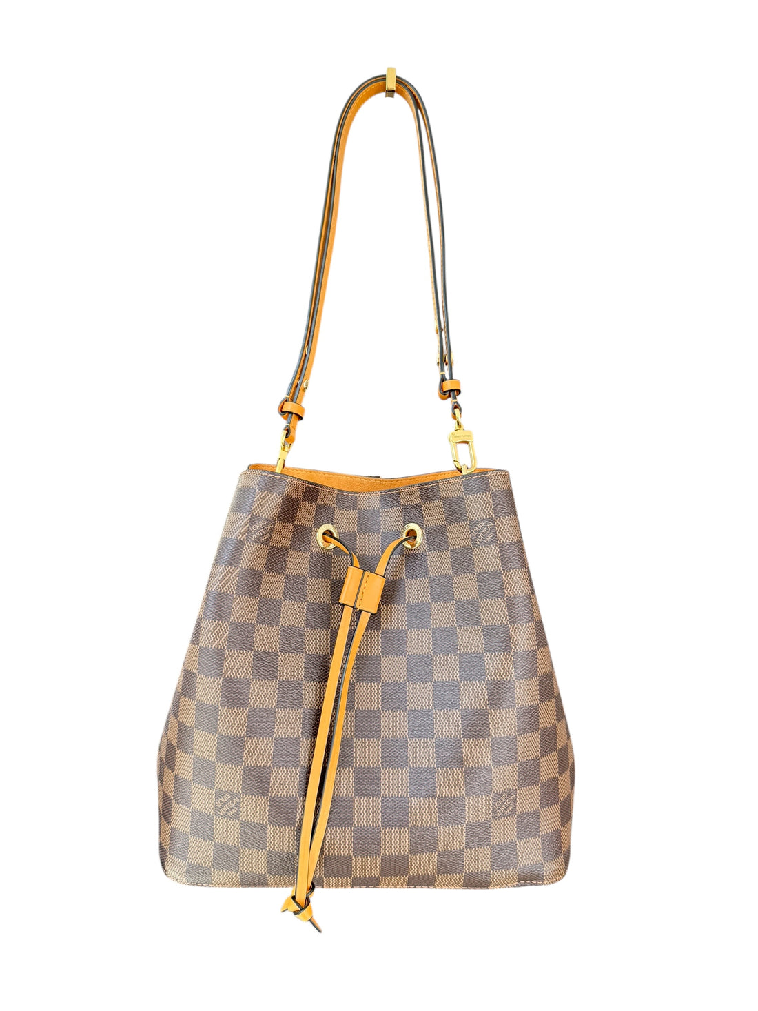 Louis Vuitton Néonoé MM Damier Ebene Safran