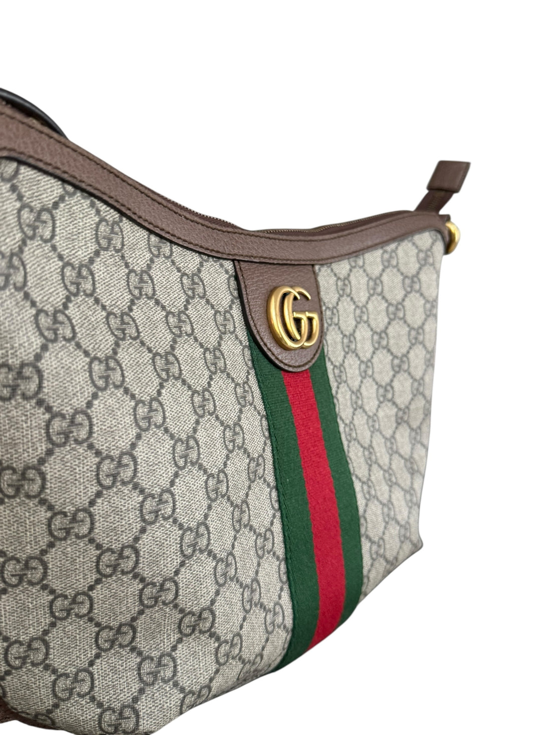 Gucci Ophidia small Schulter Tasche mit verstellbaren Schulterriemen.