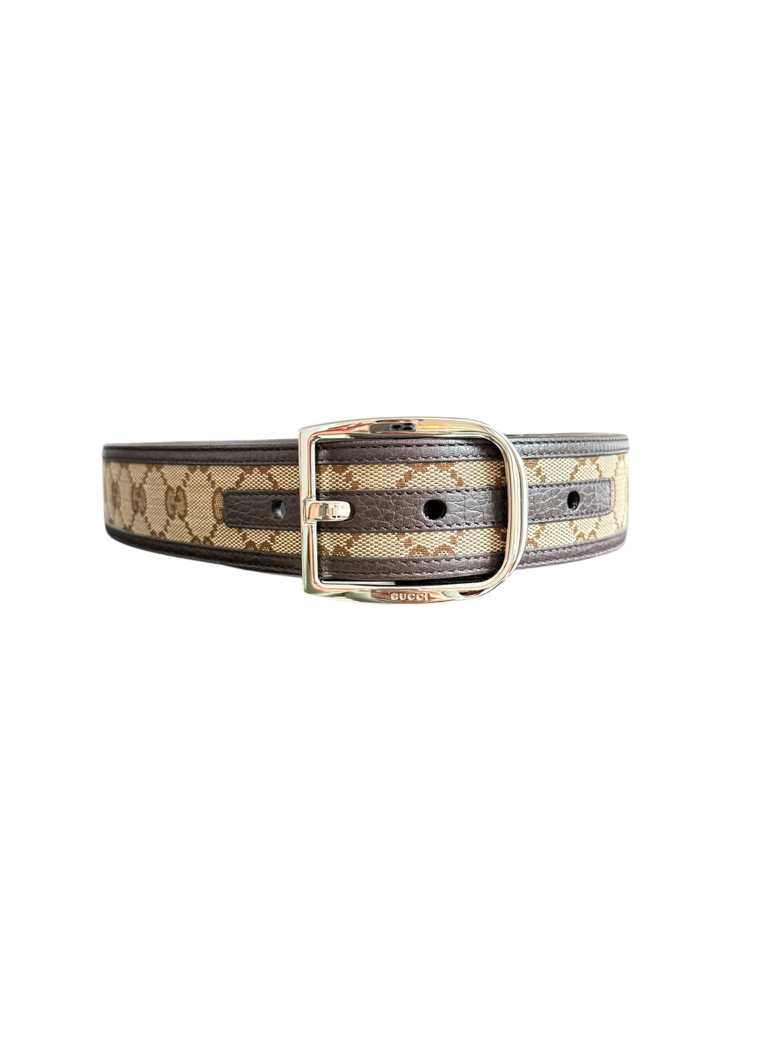 Gucci Gürtel Canvas / Leder Grösse 80