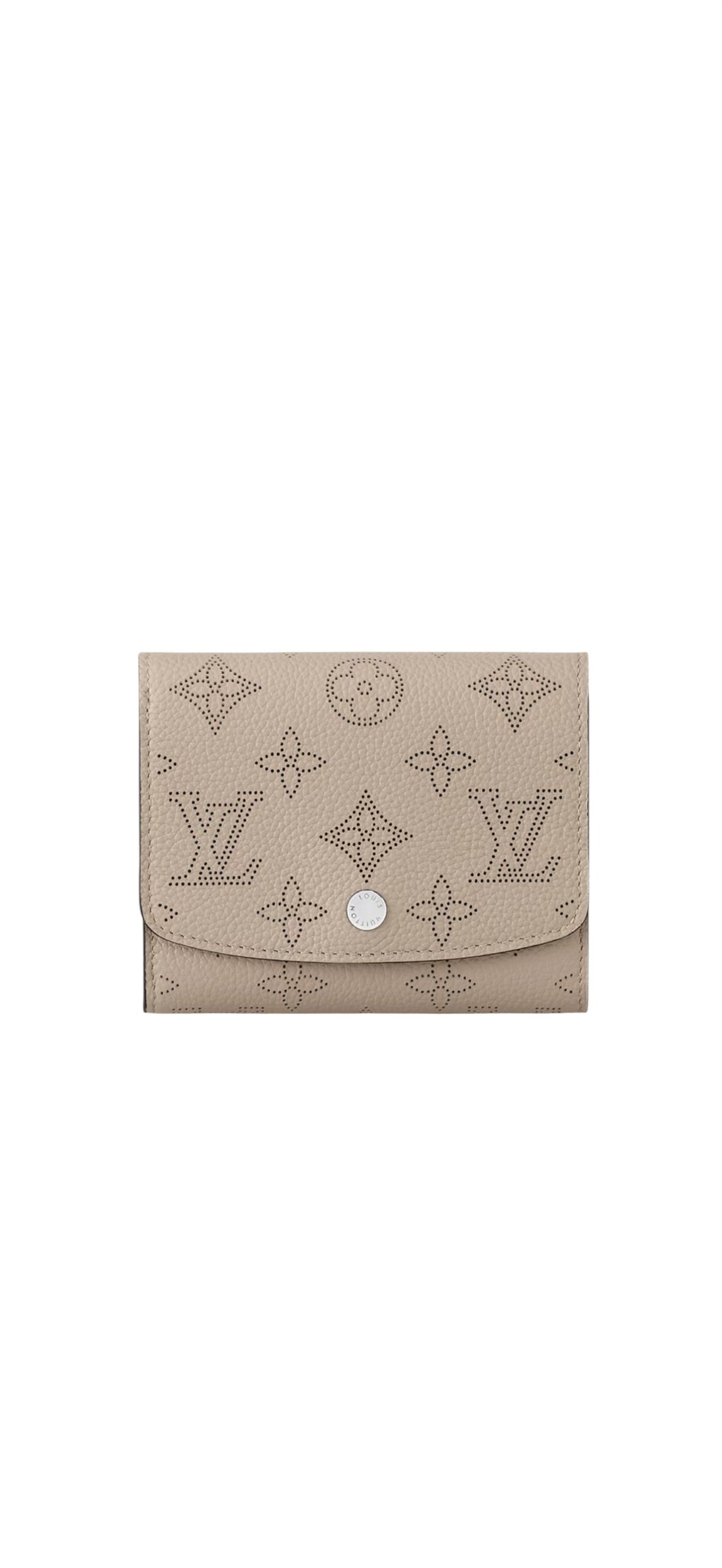 Louis Vuitton Iris Compact Geldbörse in Mahina Leder