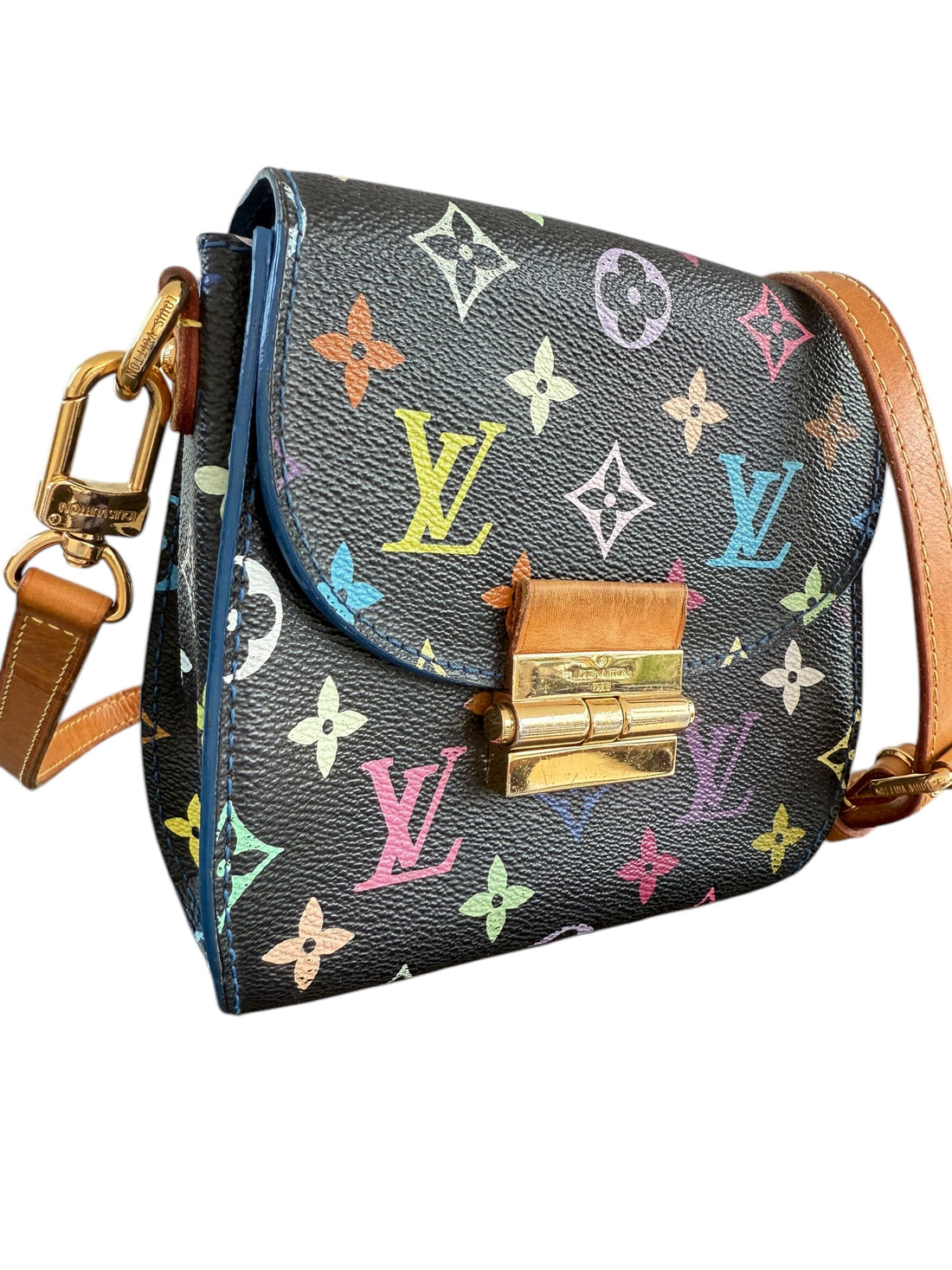 Louis Vuitton Monogram Multicolore Heartbreaker in schwarz Murakami