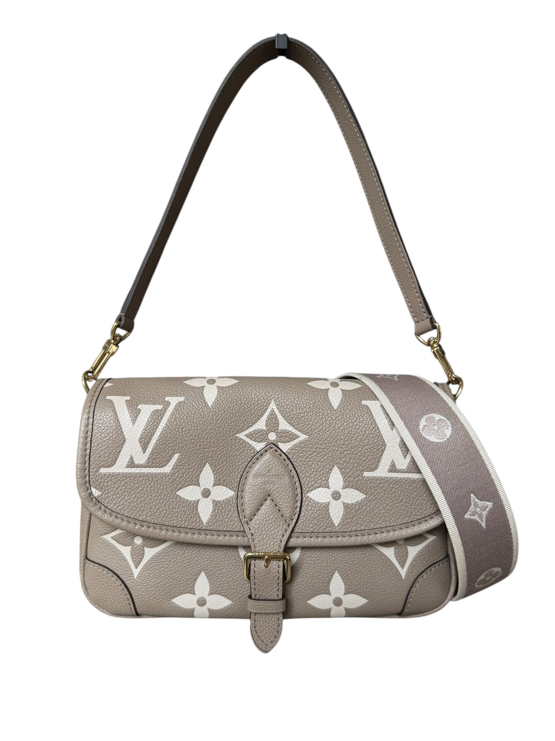 Louis Vuitton Diane in Empreinte Leder beige tourterelle