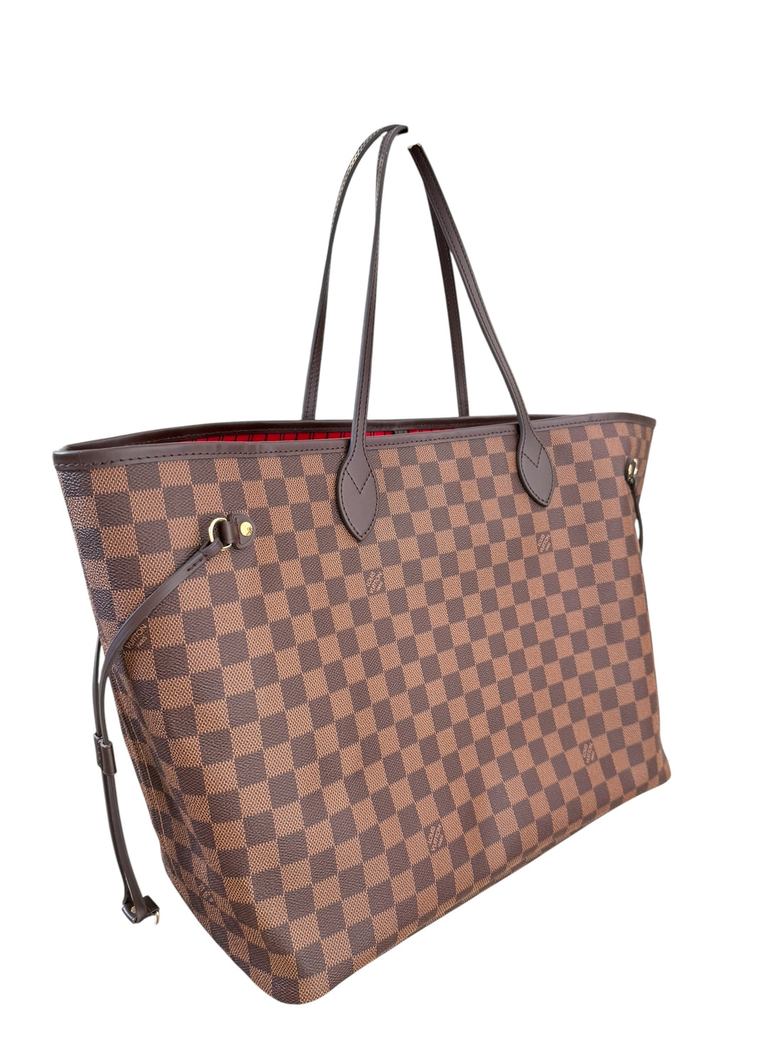Louis Vuitton Neverfull GM in Damier Ebene mit abnehmbarer Pochette
