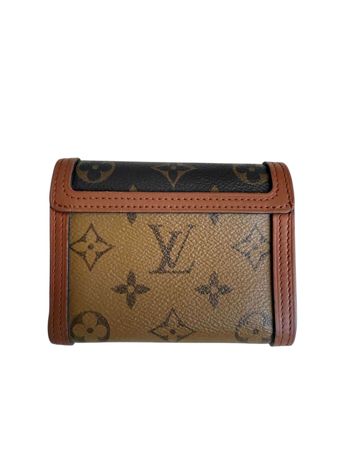 Louis Vuitton Dauphine Geldbörse Monogram Reverse.