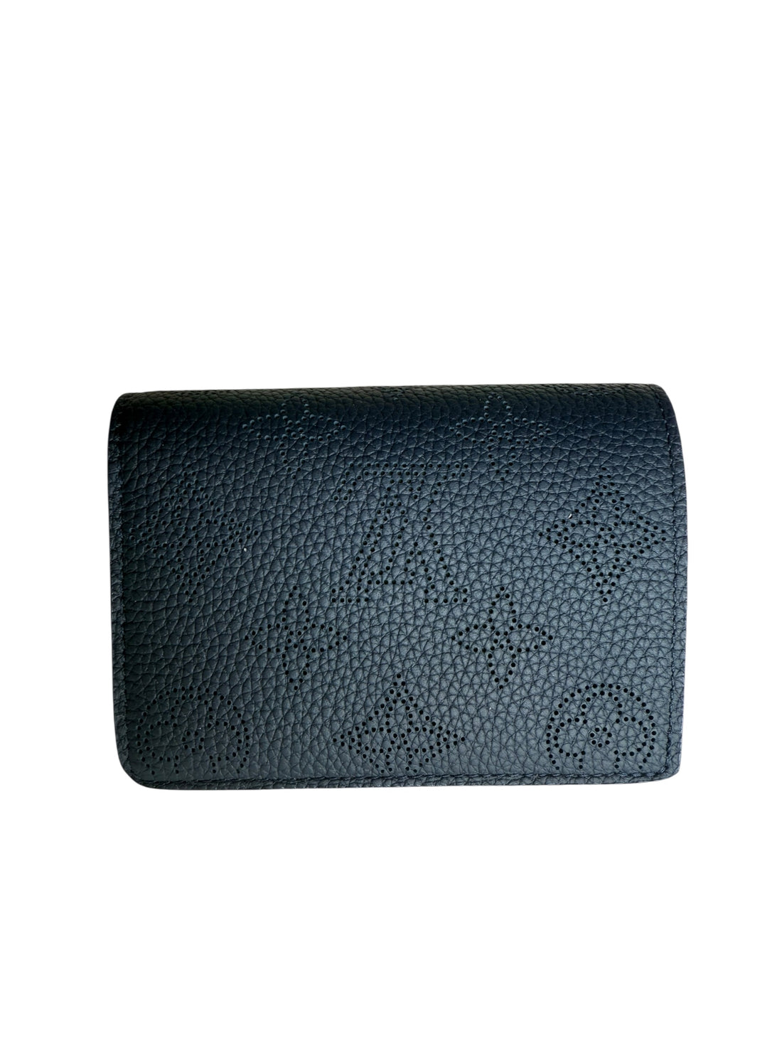 Louis Vuitton Clea Geldbörse Zippy navyblau in Mahina Leder