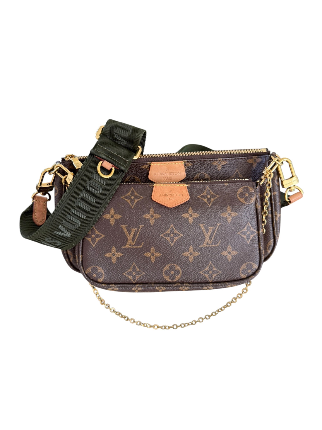 Louis Vuitton Multi Pochette Accessoires Monogram Canvas Khaki