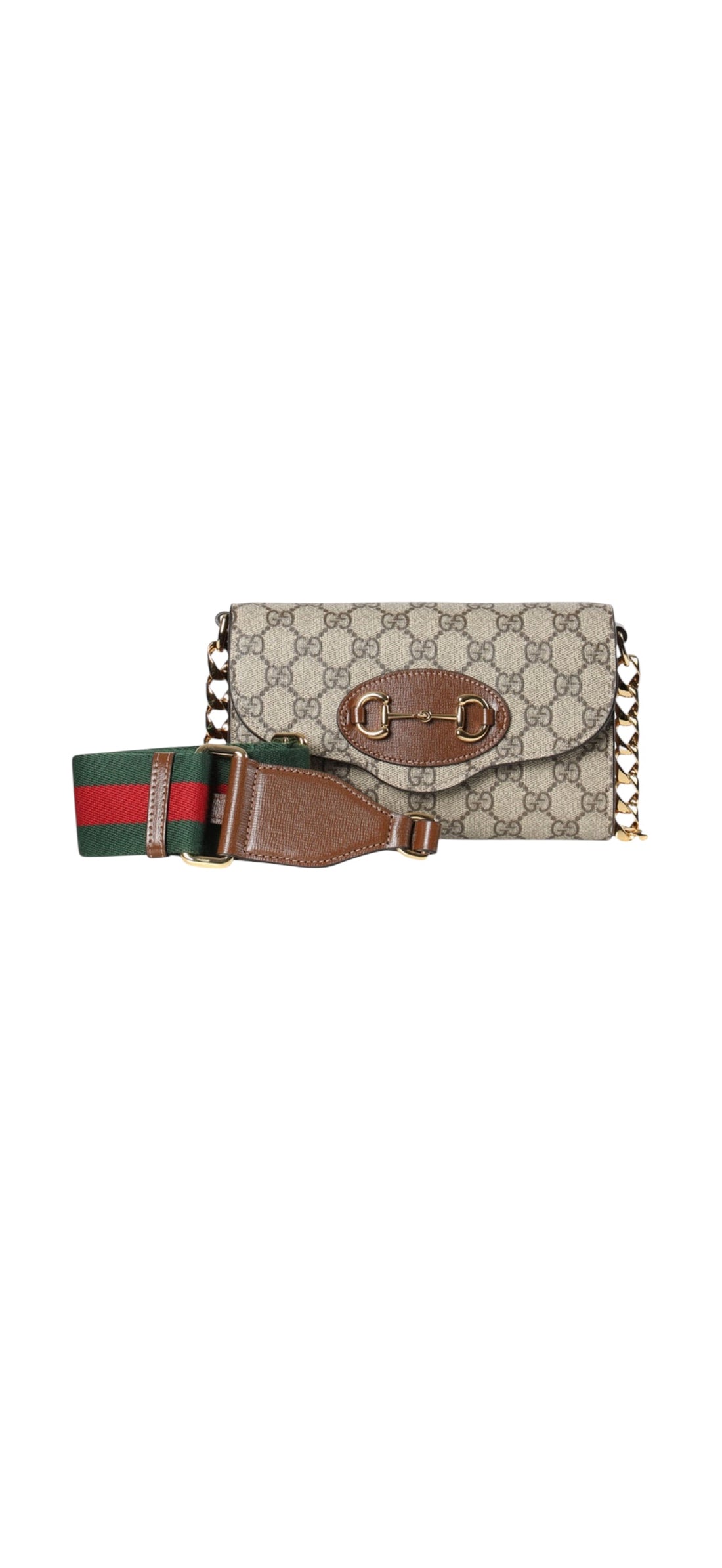Gucci Horsebit 1955 Mini Schultertasche mit einem abnehmbarem Schulterriemen