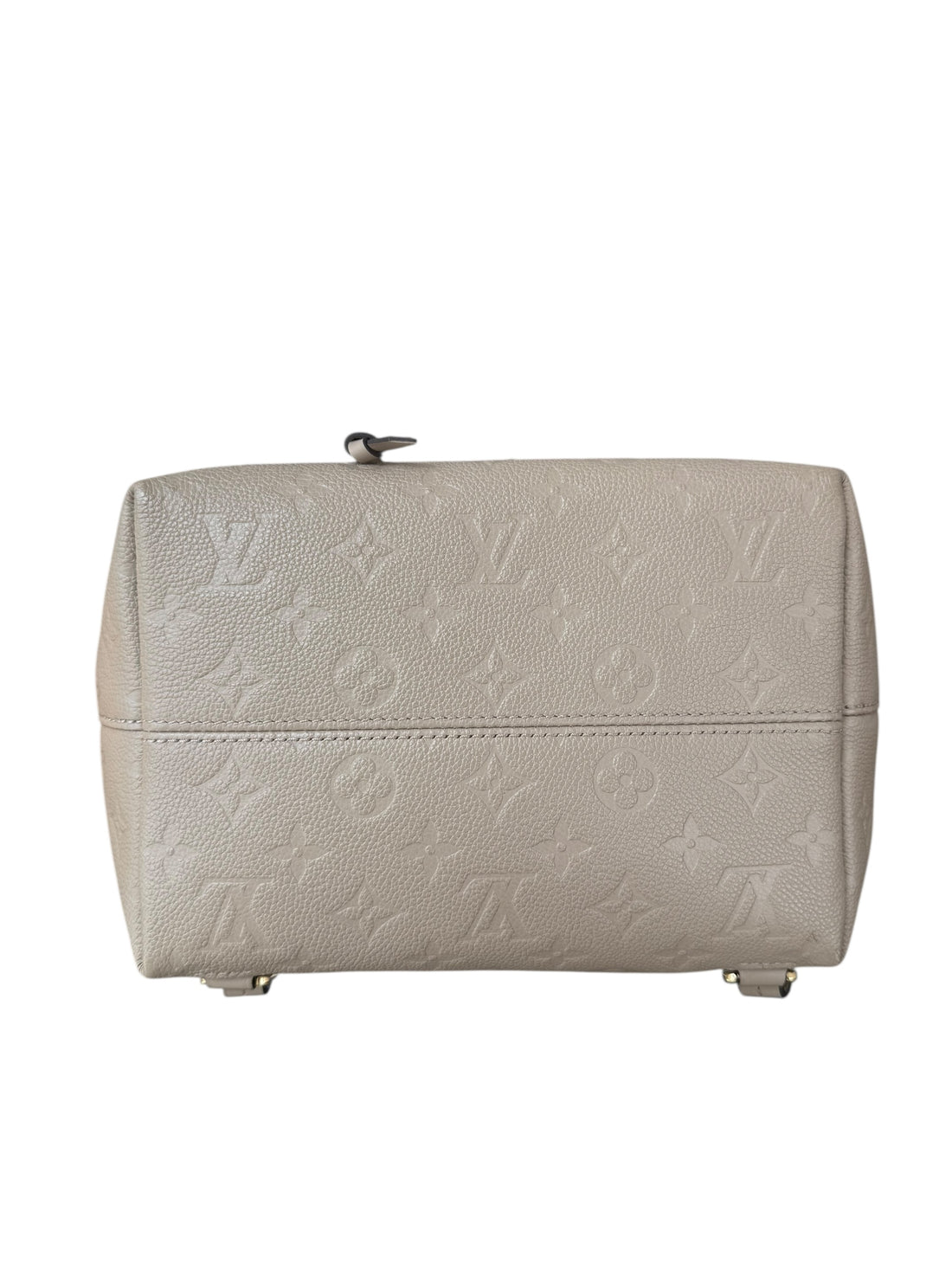Louis Vuitton Rucksack Montsouris in Monogram Empreinte Leder Tourterelle