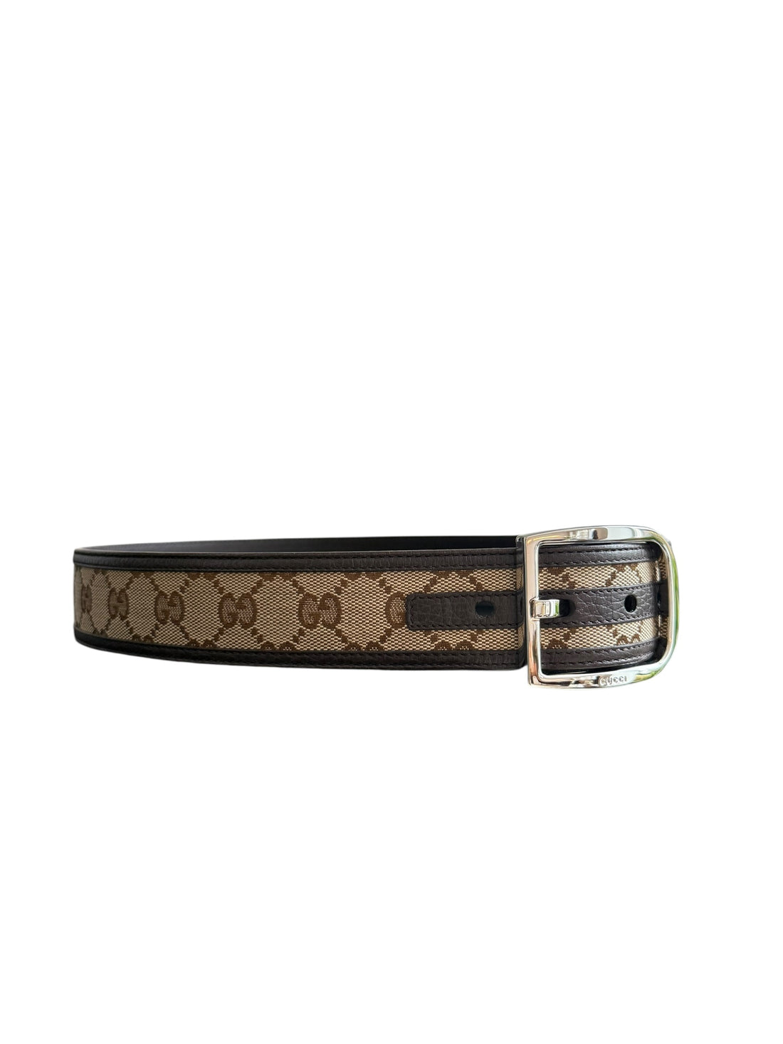Gucci Gürtel Canvas / Leder Grösse 80