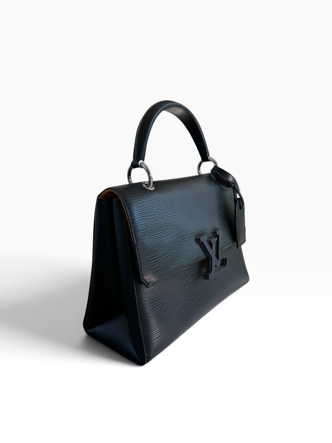 Louis Vuitton Grenelle pm aus schwarzem Epi Leder mit abnehmbaren Schulterriemen.