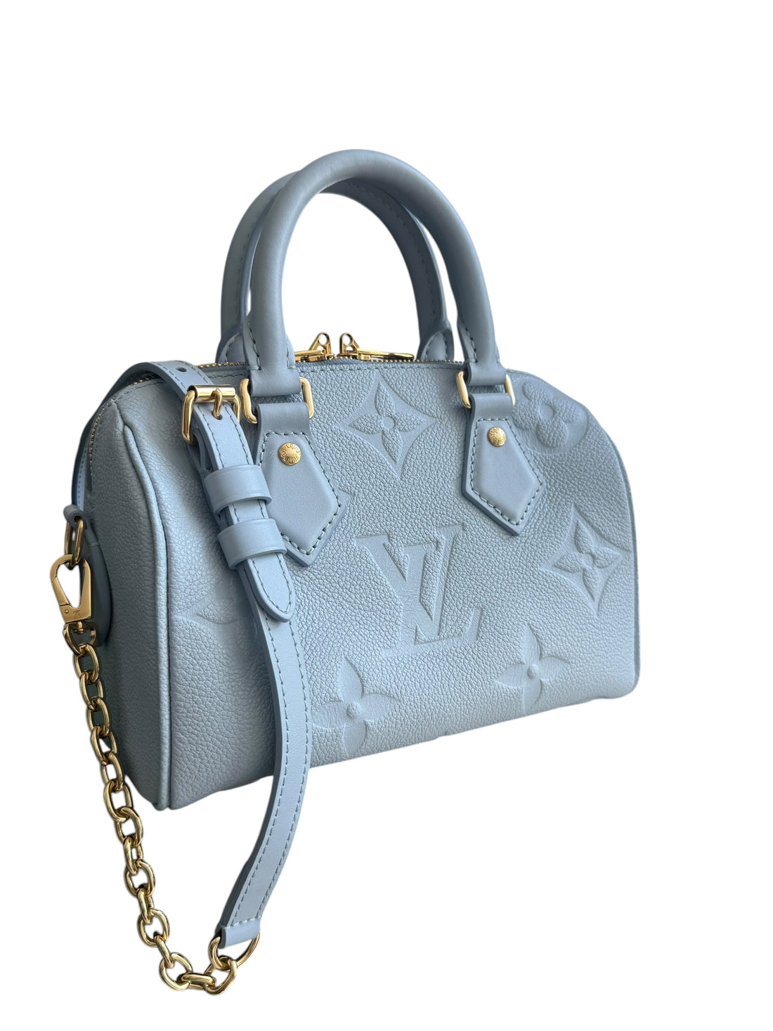Louis Vuitton Speedy 20 Bandoulière in der Farbe Blue