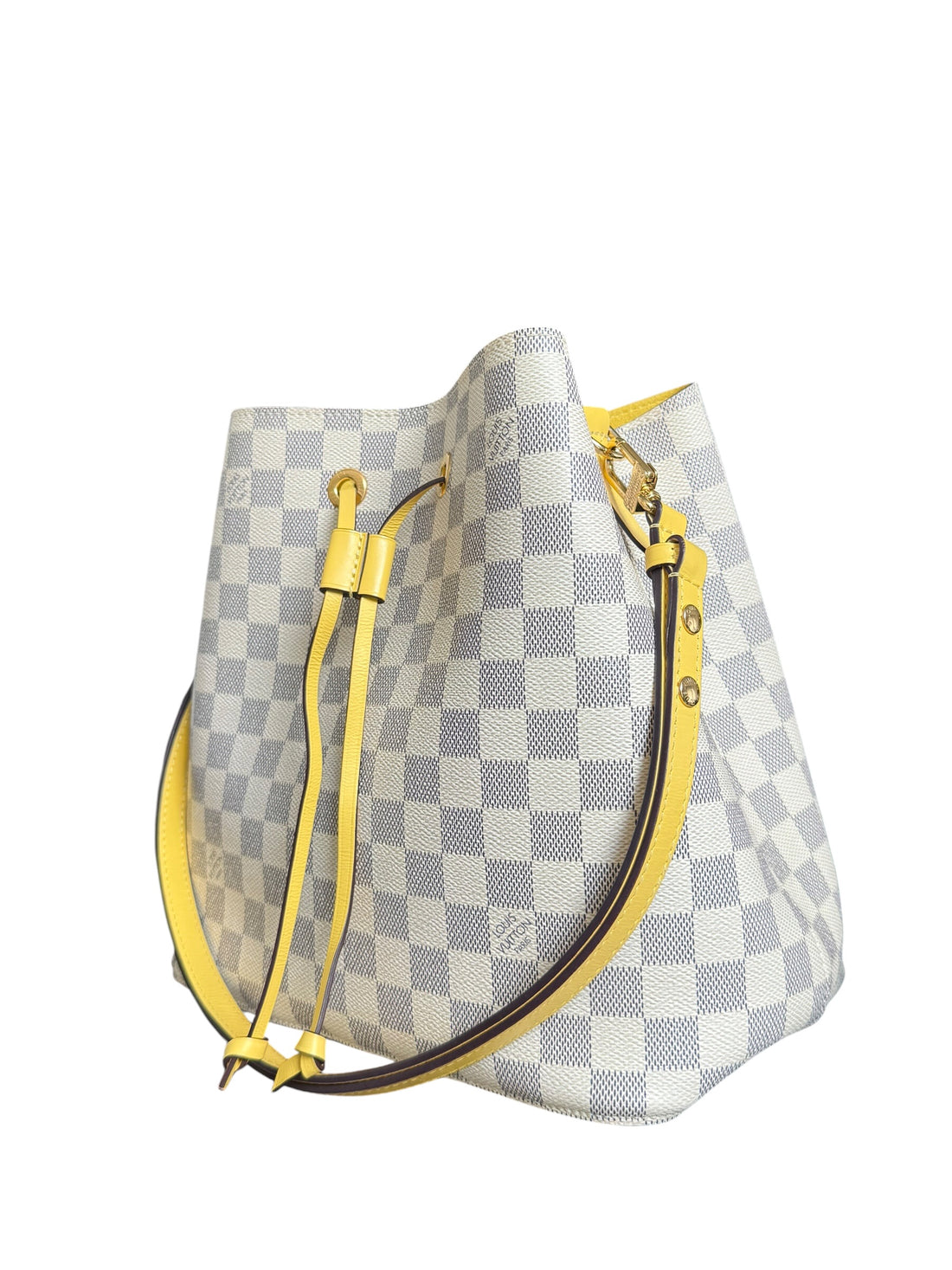 LOUIS VUITTON Néo Noé MM Damier Azur Yellow.