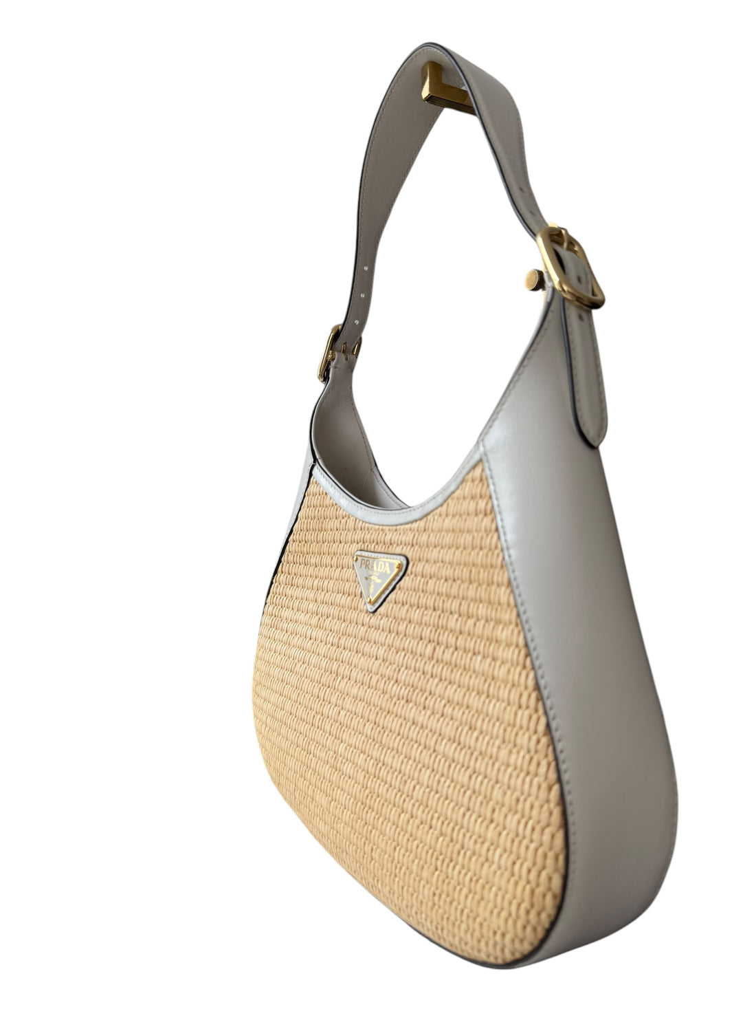 Prada Cleo Raffia