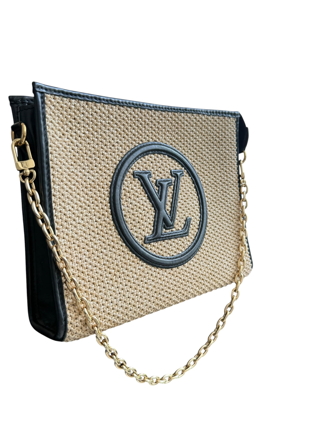 Louis Vuitton Toiletry Pouch on Chain in der limitierten Sommer-Edition aus geflochtenem Raffia-Bast